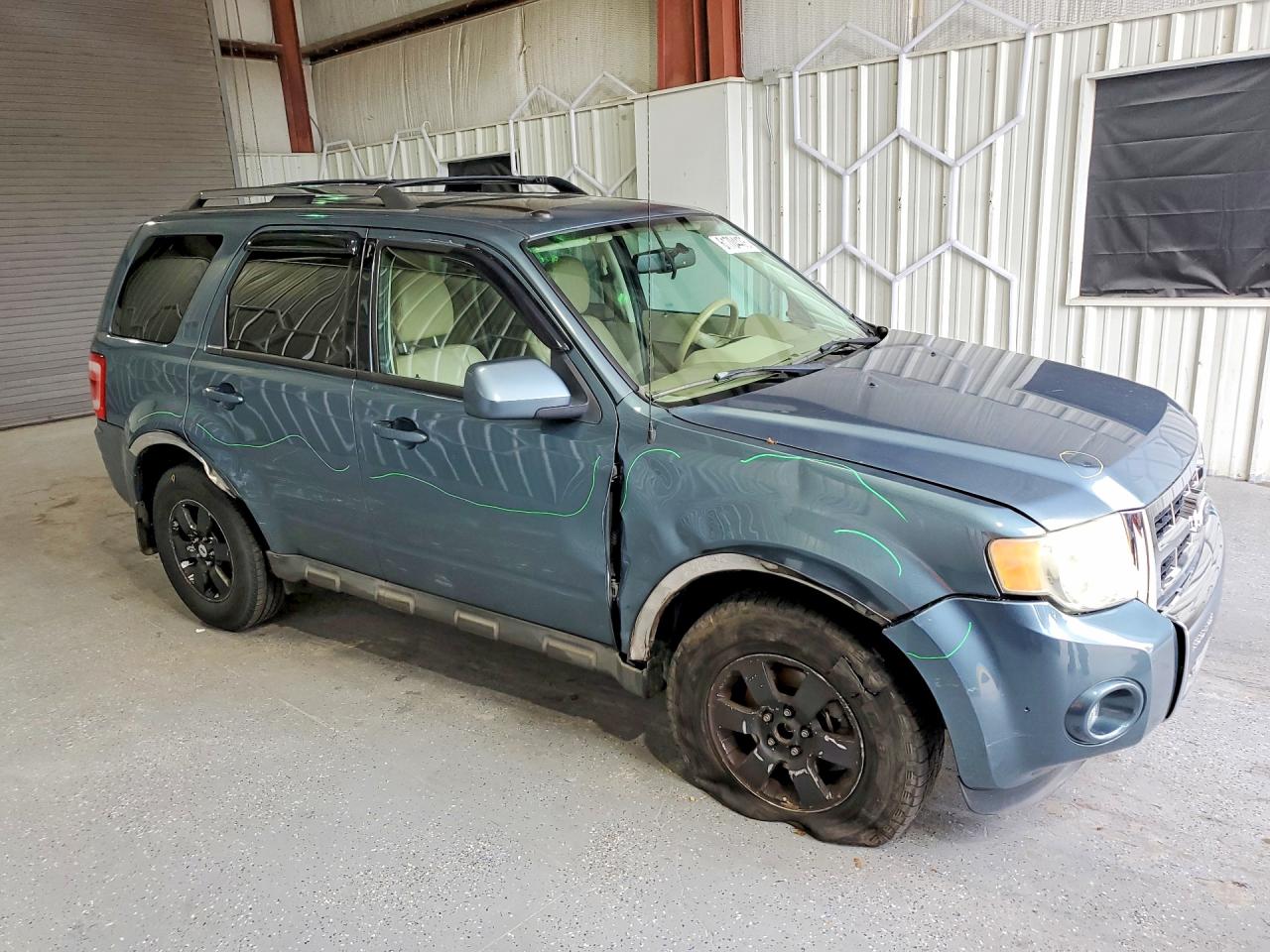 2011 Ford Escape Limited Blue vin: 1FMCU9EGXBKB43603