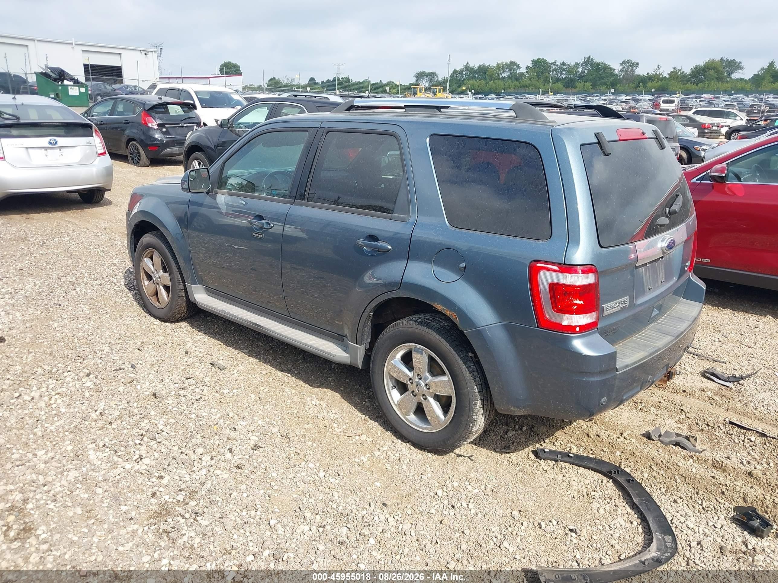 2011 Ford Escape Limited Turquoise vin: 1FMCU9EGXBKB51698