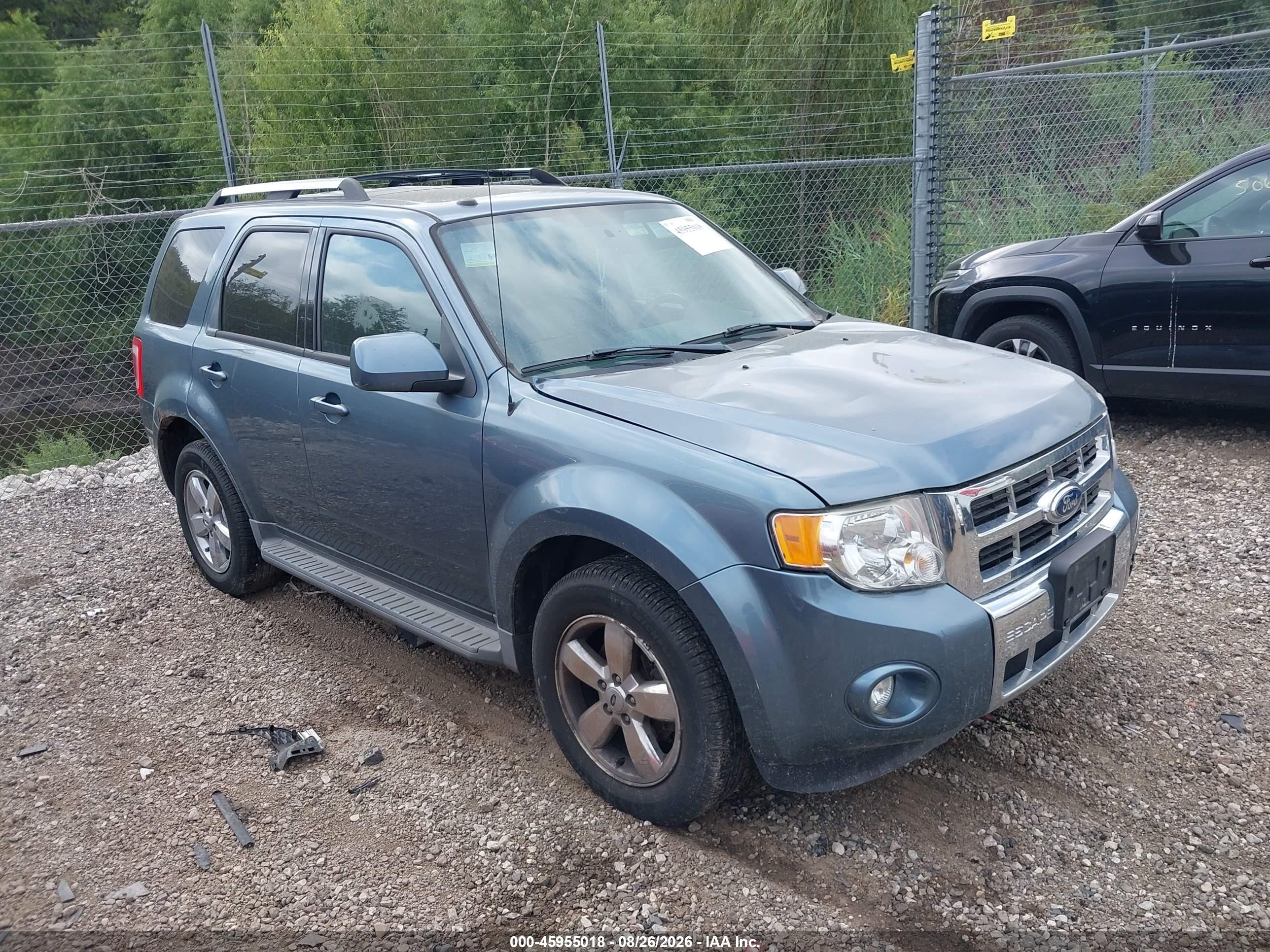 2011 Ford Escape Limited Turquoise vin: 1FMCU9EGXBKB51698