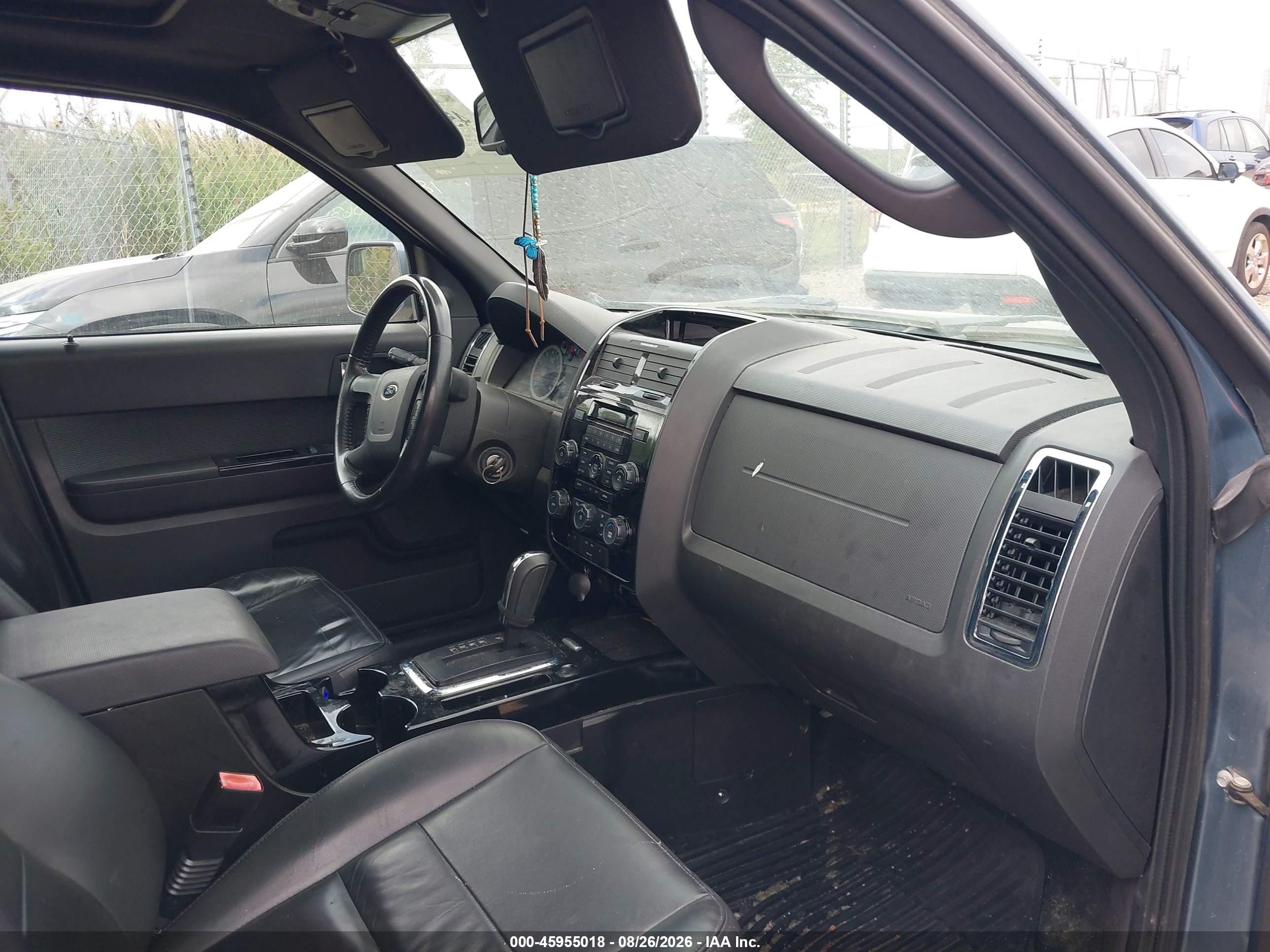 2011 Ford Escape Limited Turquoise vin: 1FMCU9EGXBKB51698