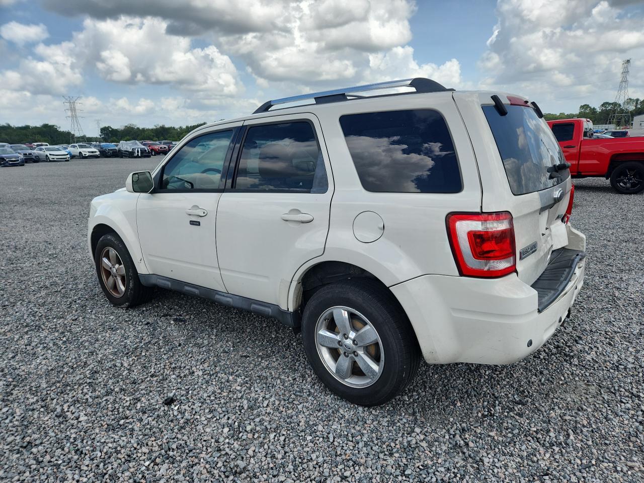 2012 Ford Escape Limited White vin: 1FMCU9EGXCKB27404