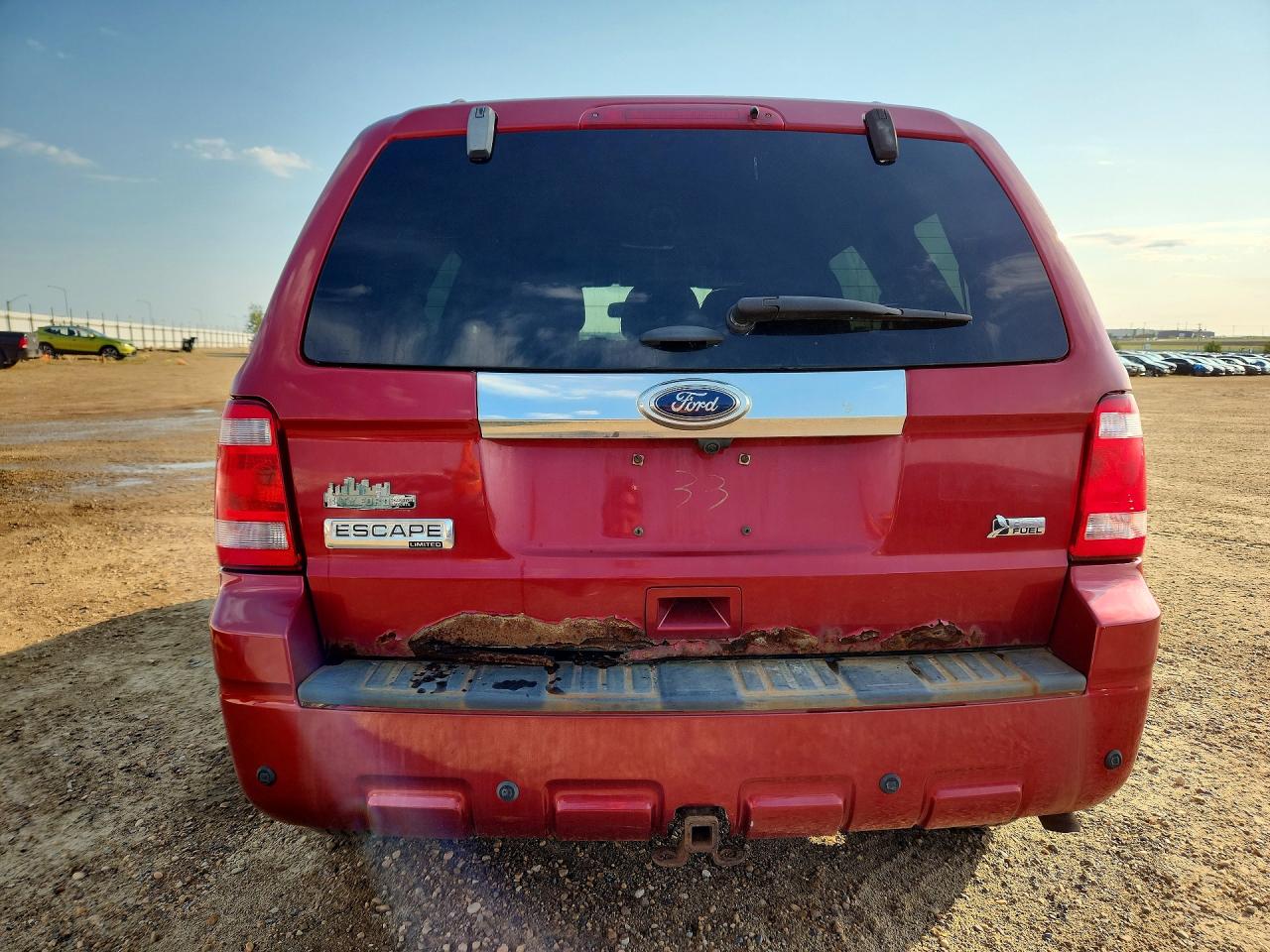 2012 Ford Escape Limited Red vin: 1FMCU9EGXCKB35972