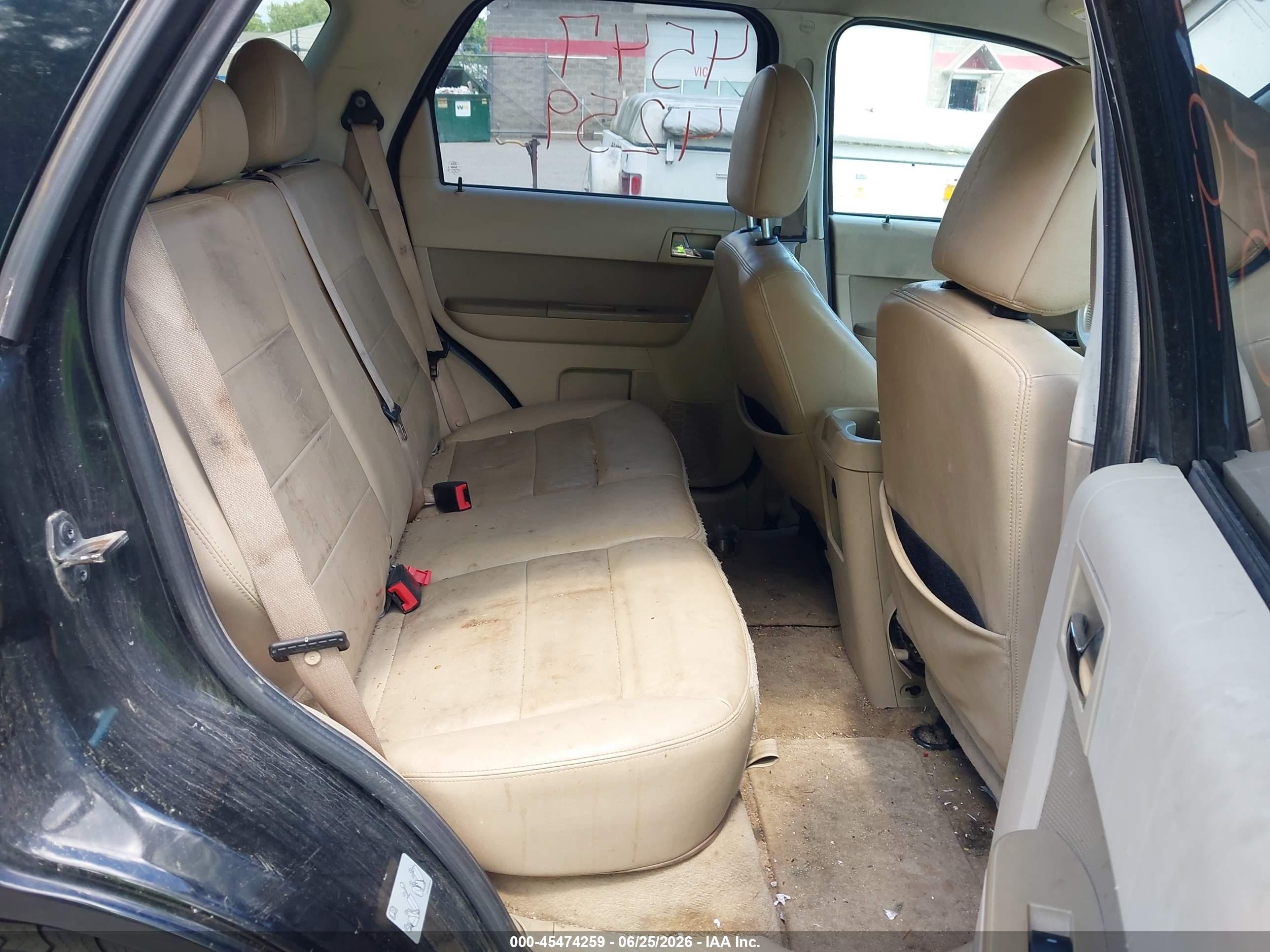 2012 Ford Escape Limited Black vin: 1FMCU9EGXCKC27843