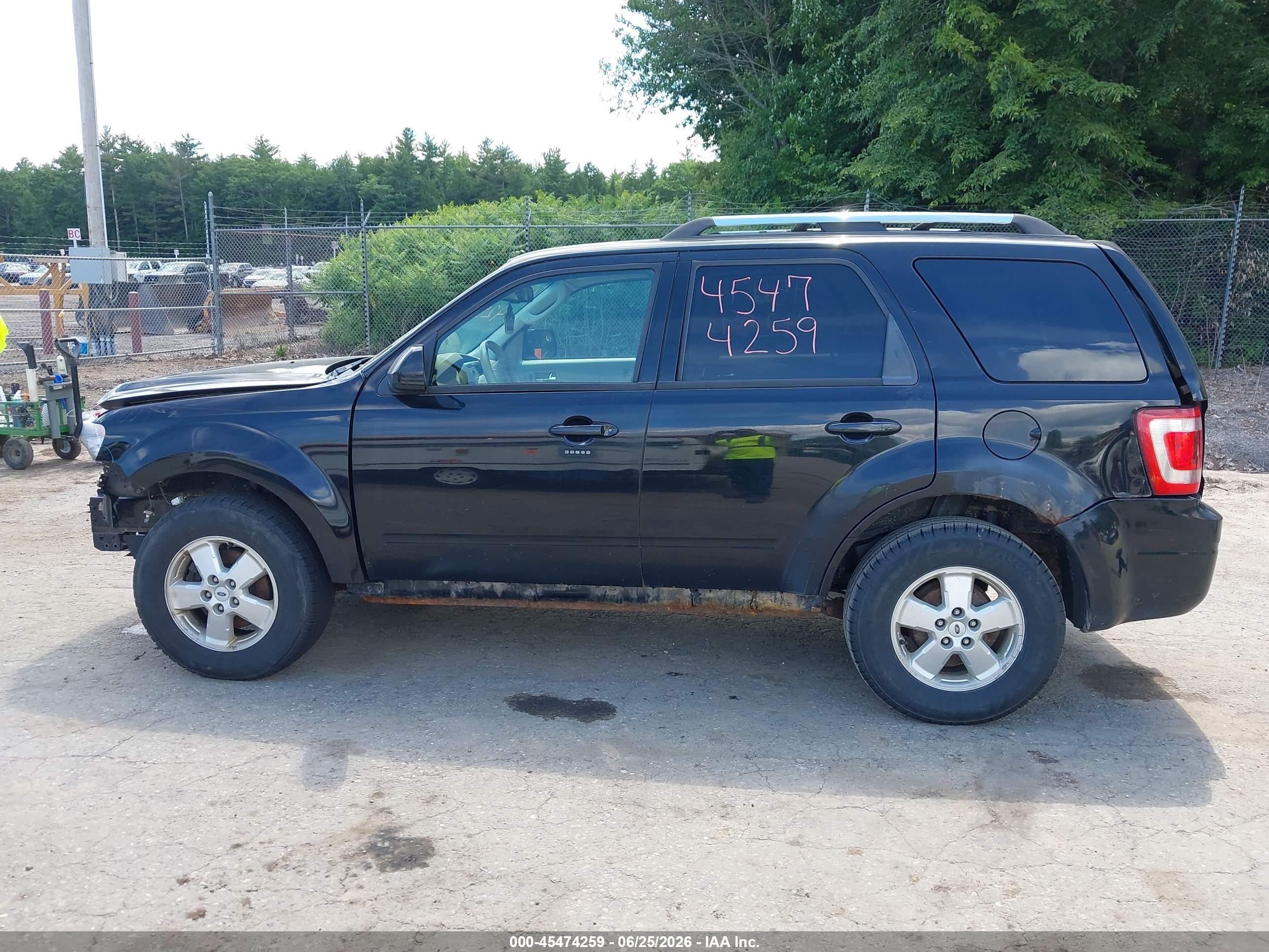 2012 Ford Escape Limited Black vin: 1FMCU9EGXCKC27843