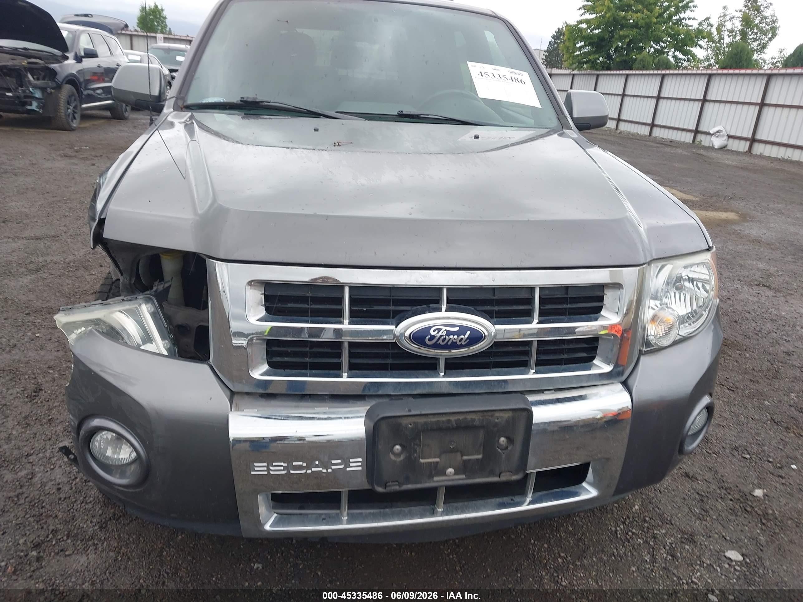 2012 Ford Escape Limited Gray vin: 1FMCU9EGXCKC79781