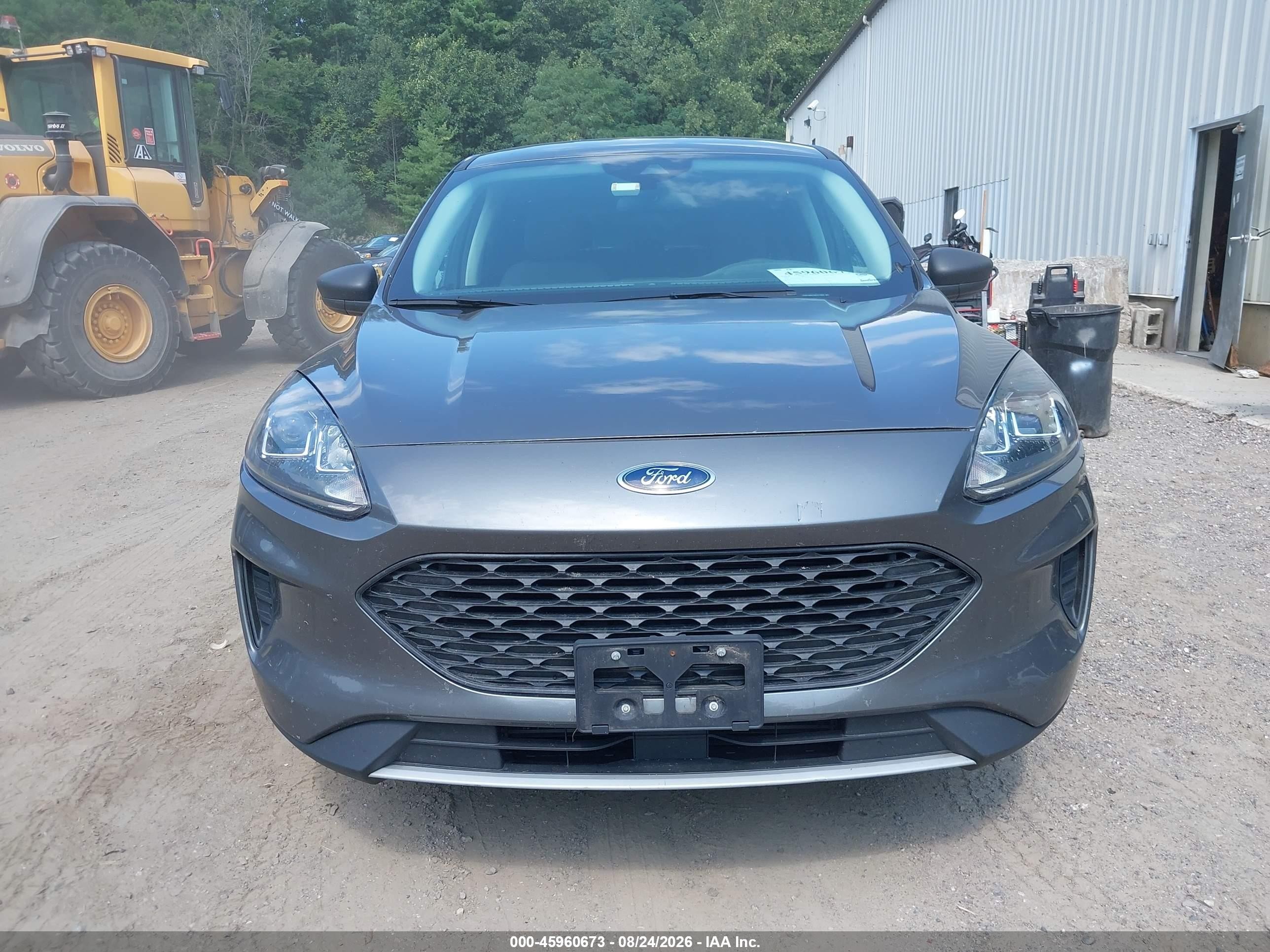 2021 Ford Escape S Gray vin: 1FMCU9F61MUA73924