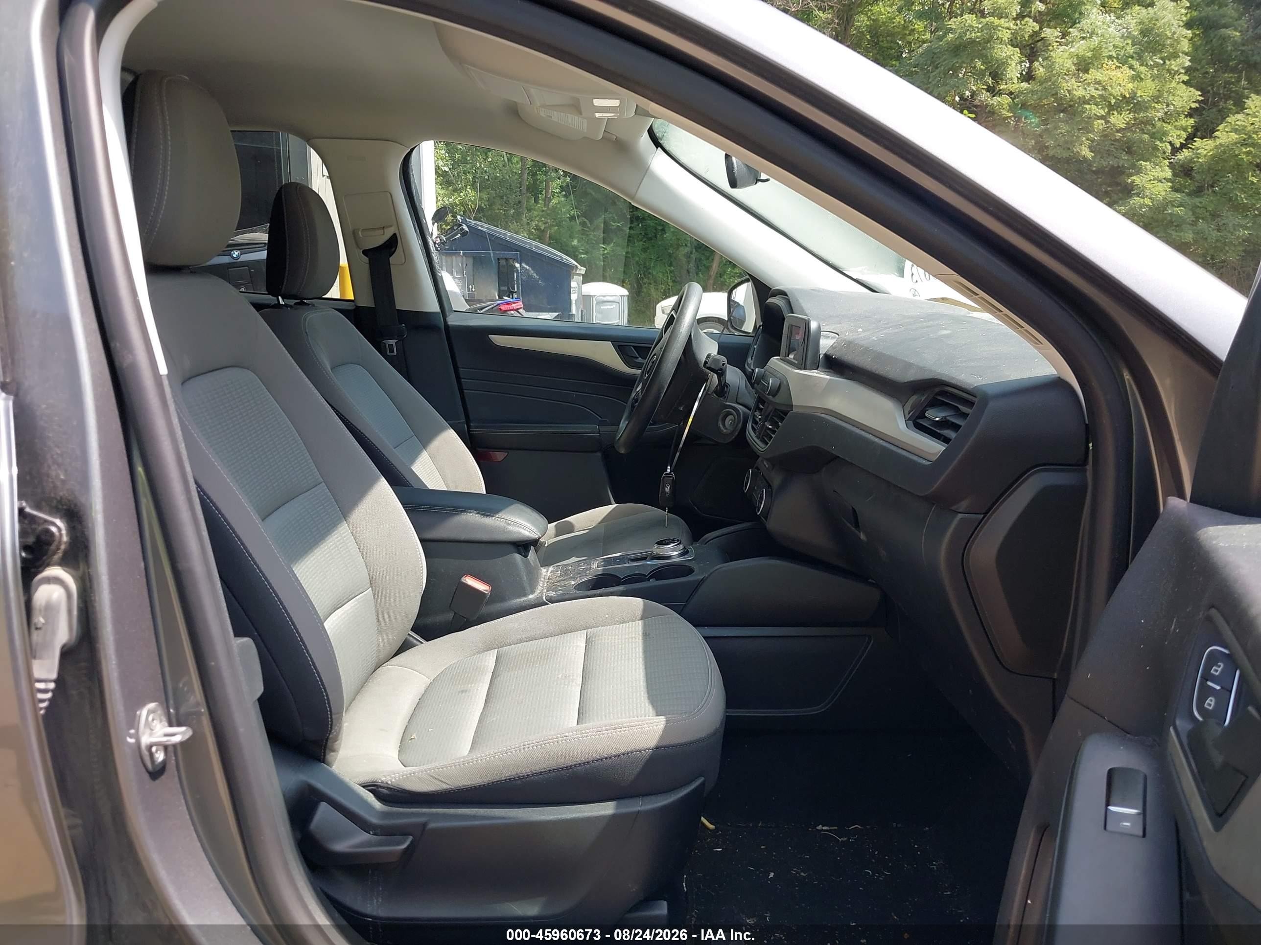 2021 Ford Escape S Gray vin: 1FMCU9F61MUA73924