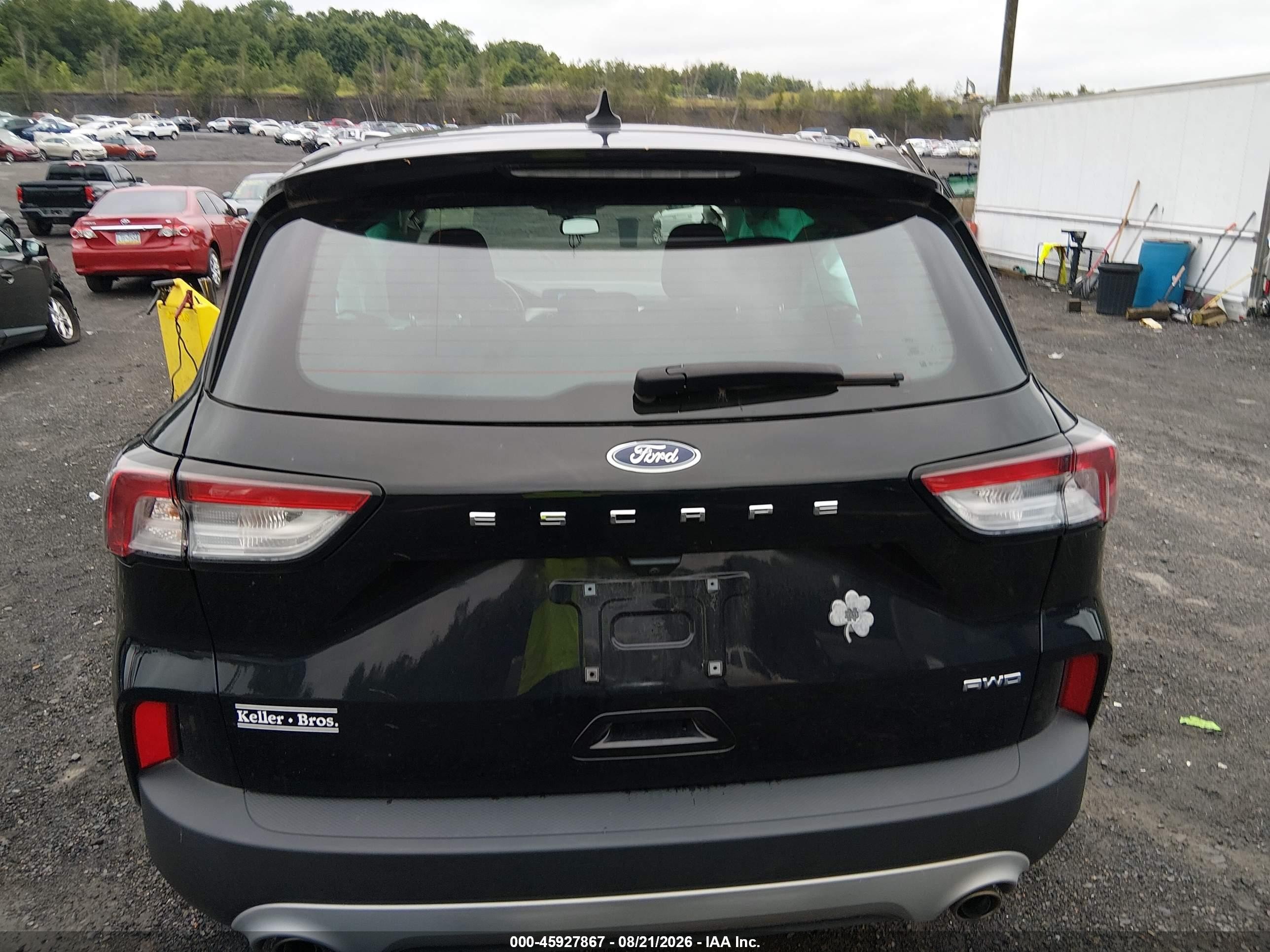 2022 Ford Escape S Black vin: 1FMCU9F66NUB61577