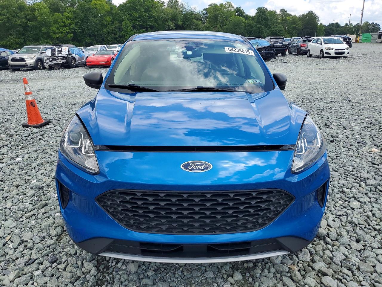 2020 Ford Escape S Blue vin: 1FMCU9F6XLUB25372