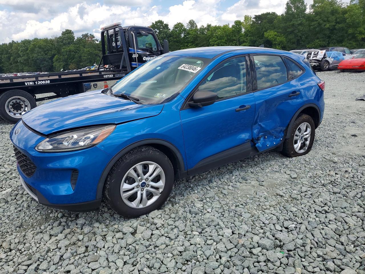 2020 Ford Escape S Blue vin: 1FMCU9F6XLUB25372