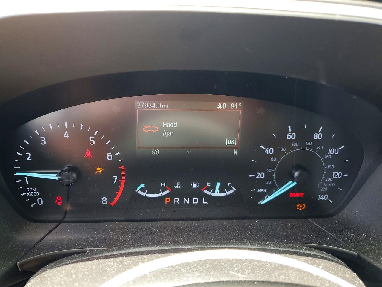 2020 Ford Escape S Blue vin: 1FMCU9F6XLUB25372