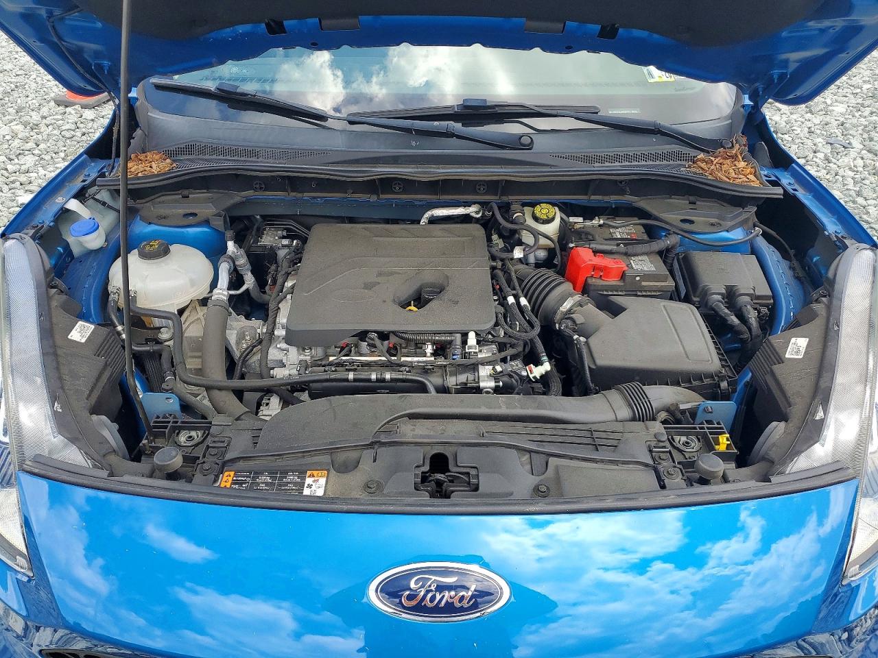 2020 Ford Escape S Blue vin: 1FMCU9F6XLUB25372