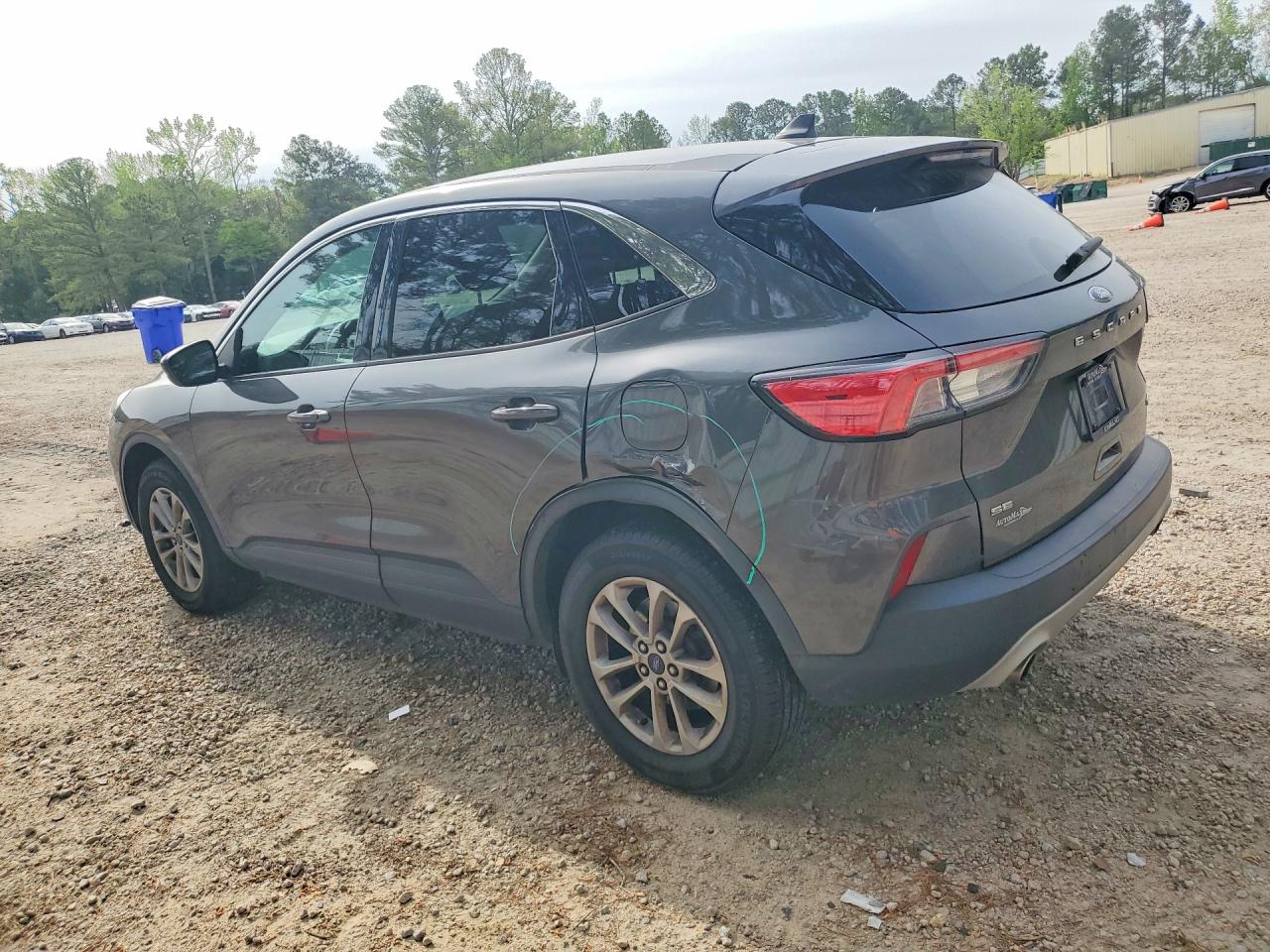 2020 Ford Escape Se Gray vin: 1FMCU9G60LUB46682