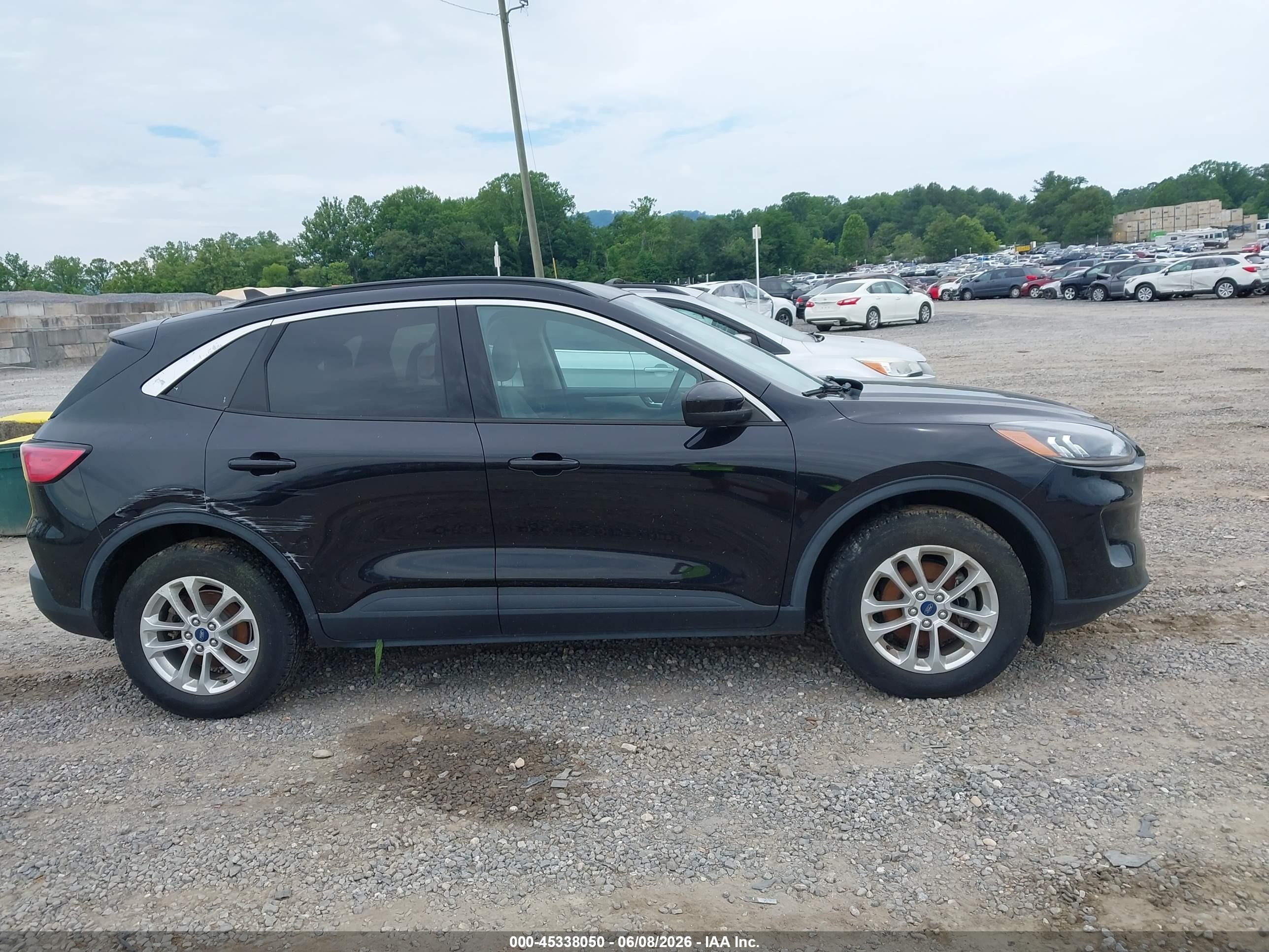 2020 Ford Escape Se Black vin: 1FMCU9G60LUC48497