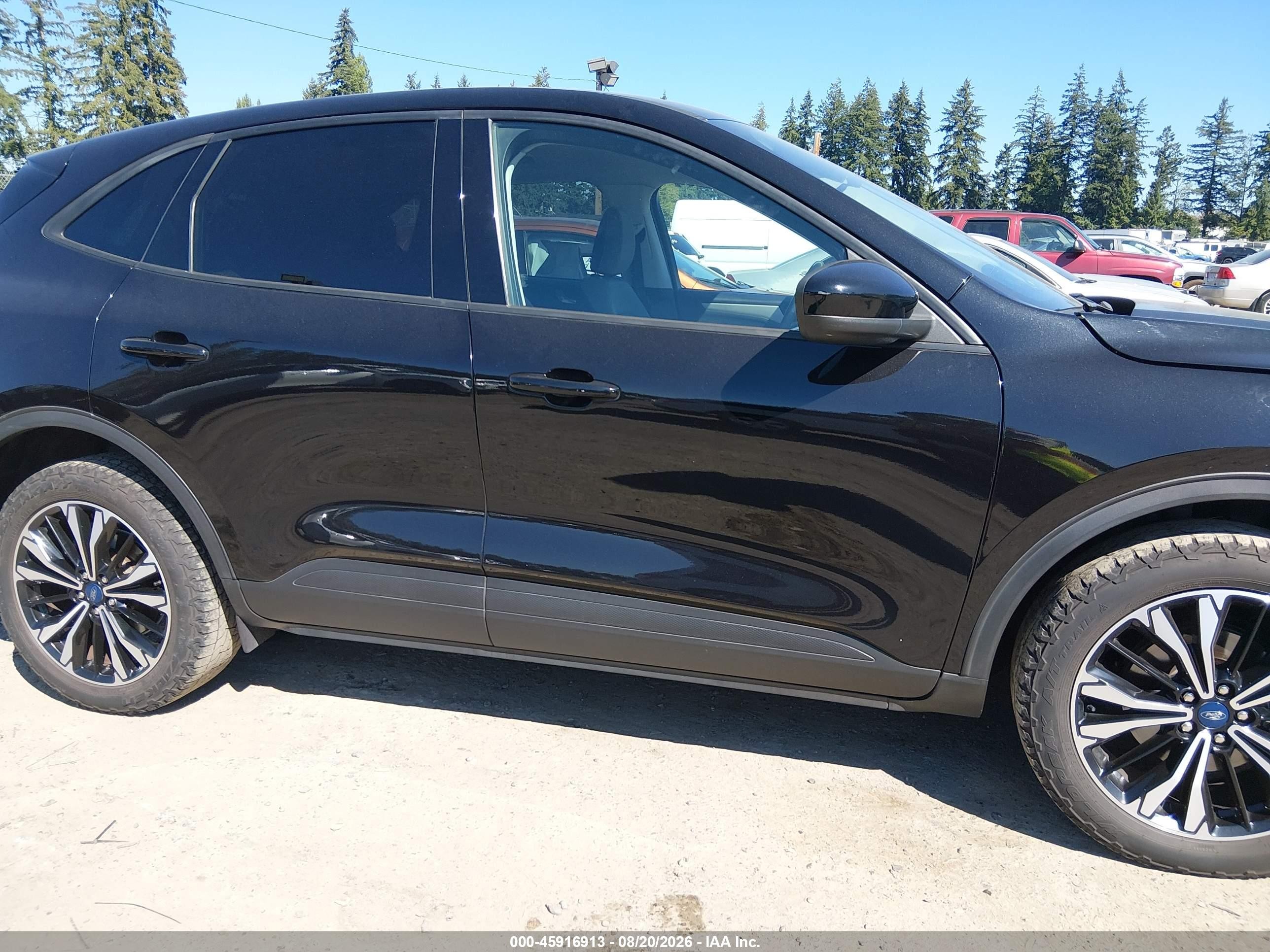 2021 Ford Escape Se Black vin: 1FMCU9G60MUA95539
