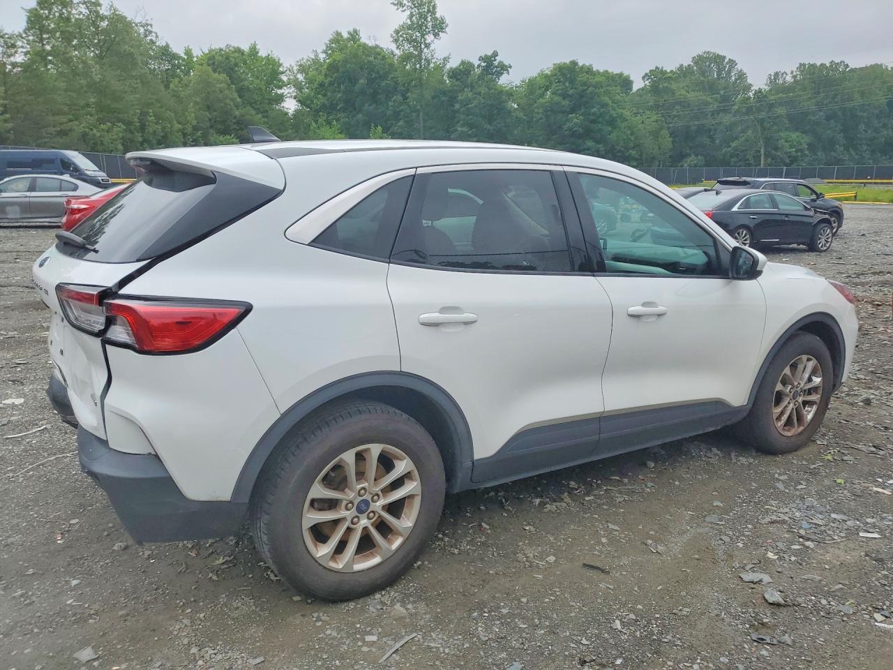 2020 Ford Escape Se White vin: 1FMCU9G62LUB59210