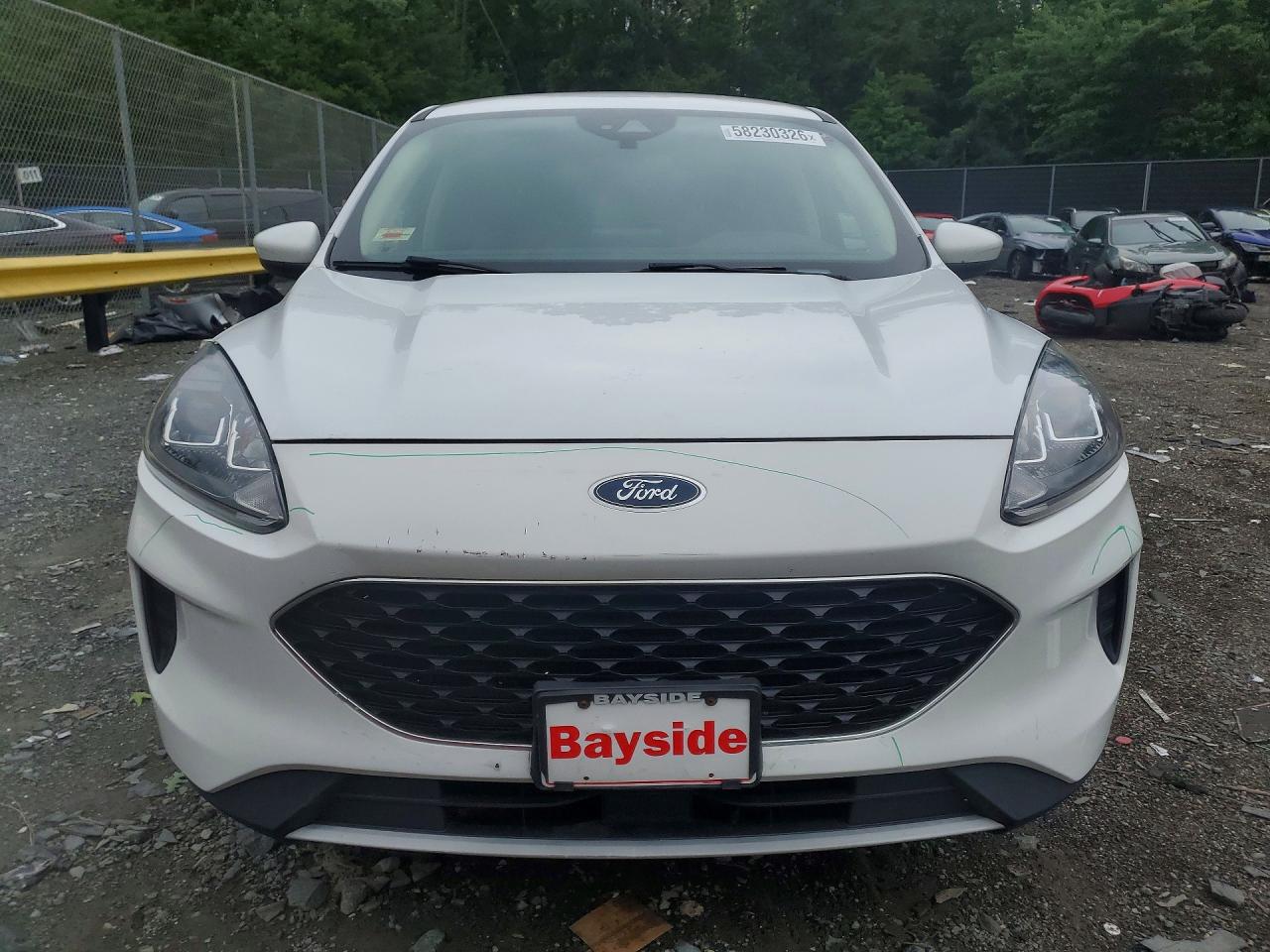 2020 Ford Escape Se White vin: 1FMCU9G62LUB59210