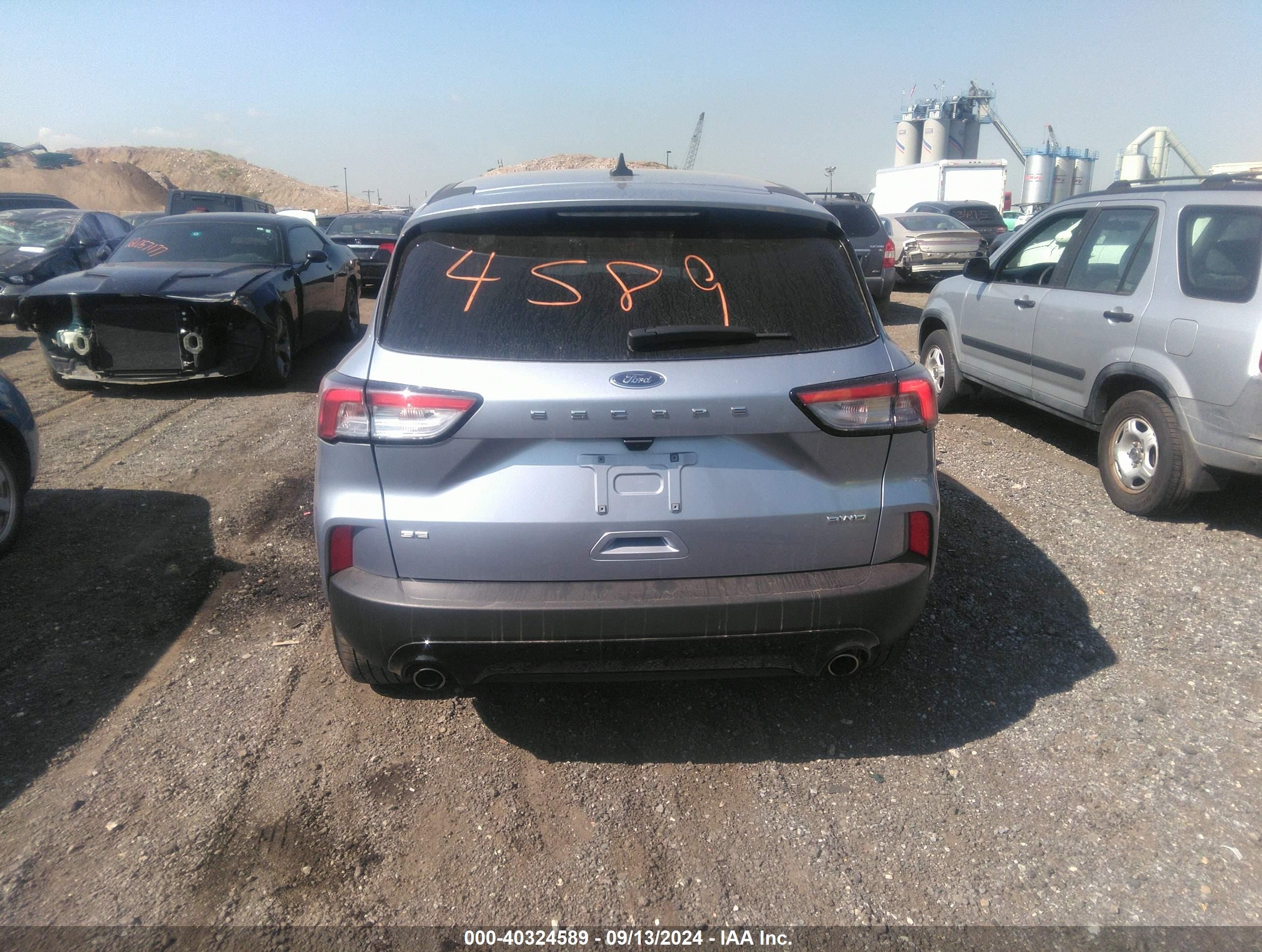 2022 Ford Escape Se Blue vin: 1FMCU9G62NUB93568