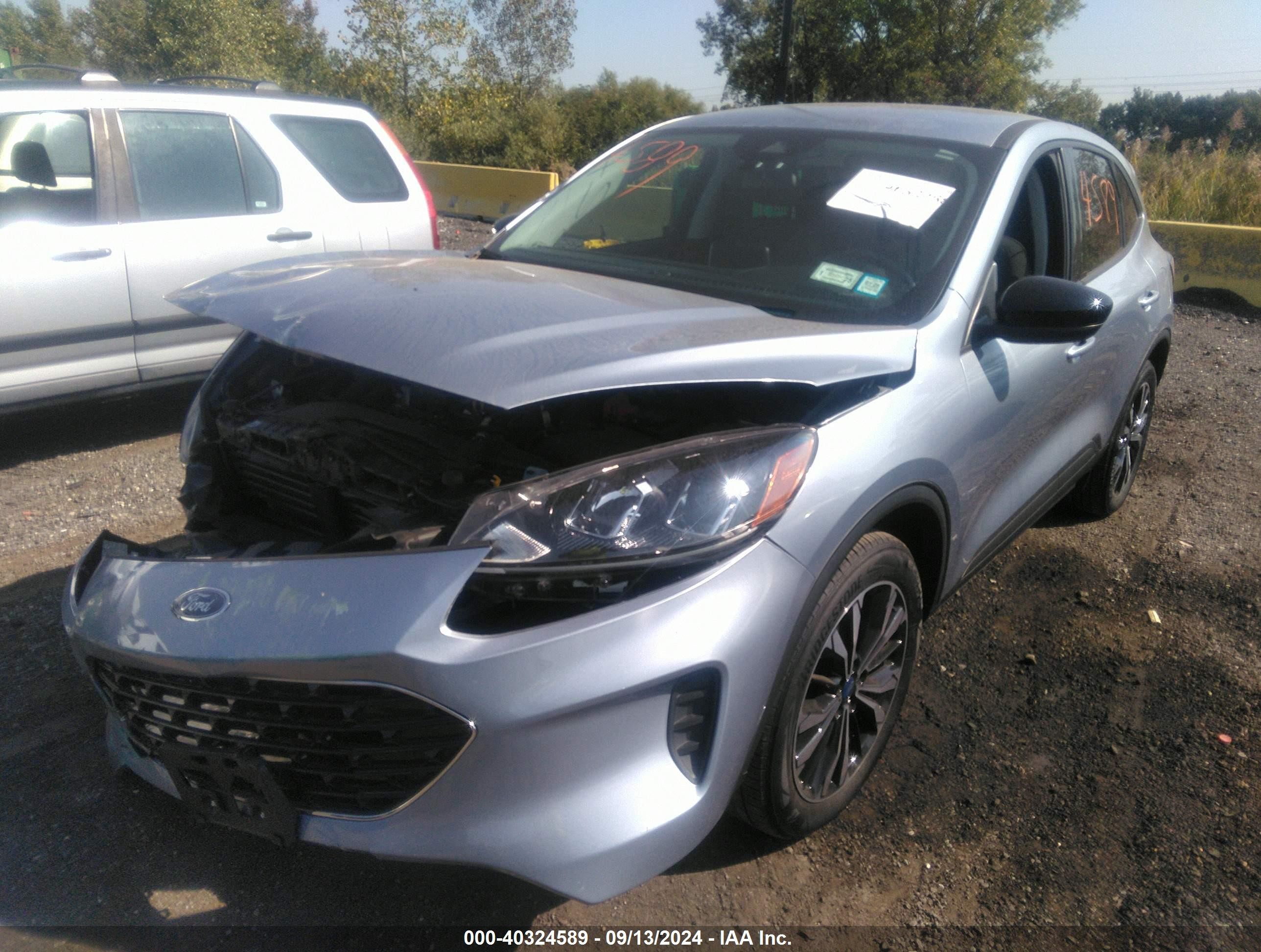 2022 Ford Escape Se Blue vin: 1FMCU9G62NUB93568