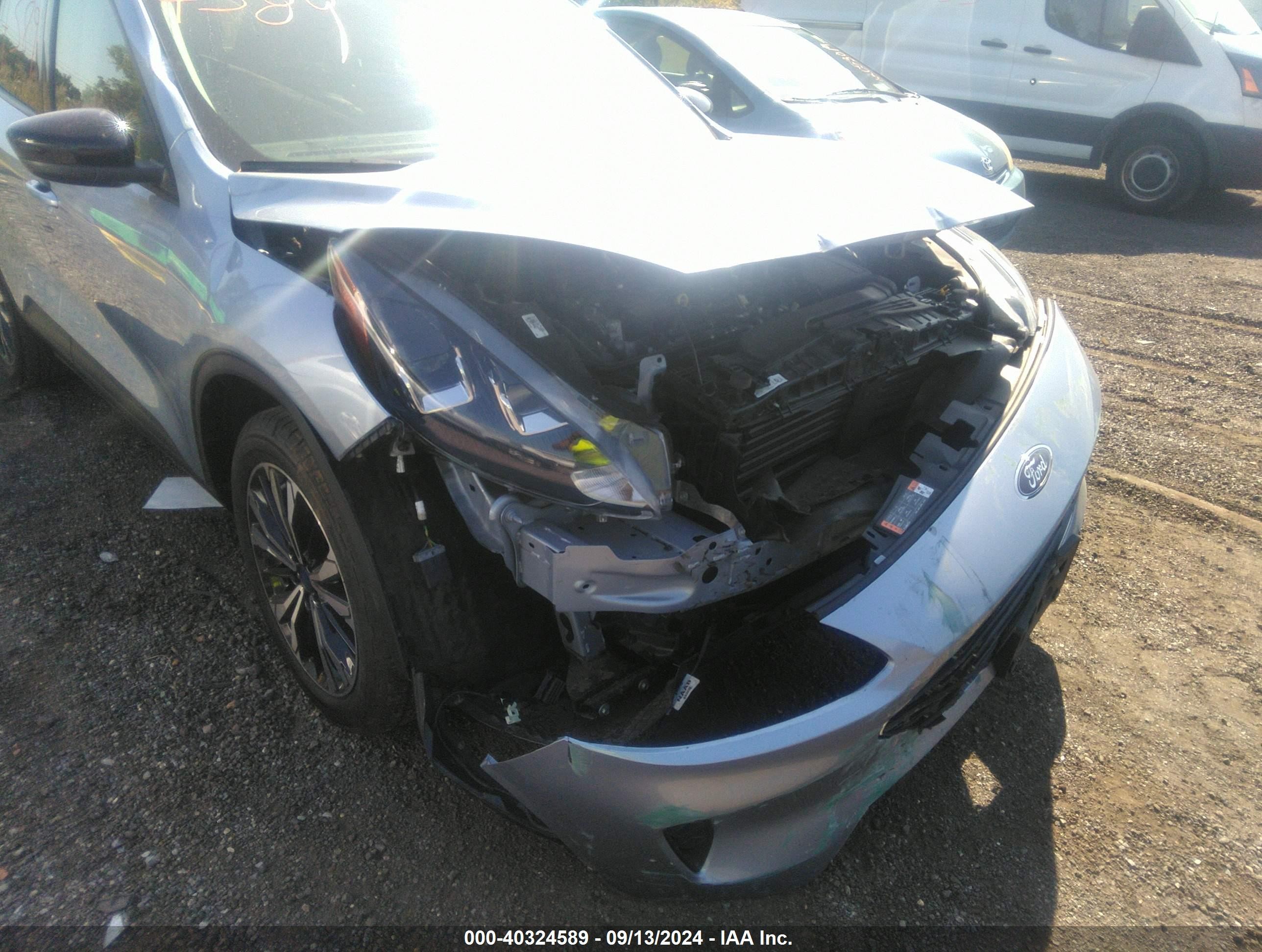 2022 Ford Escape Se Blue vin: 1FMCU9G62NUB93568