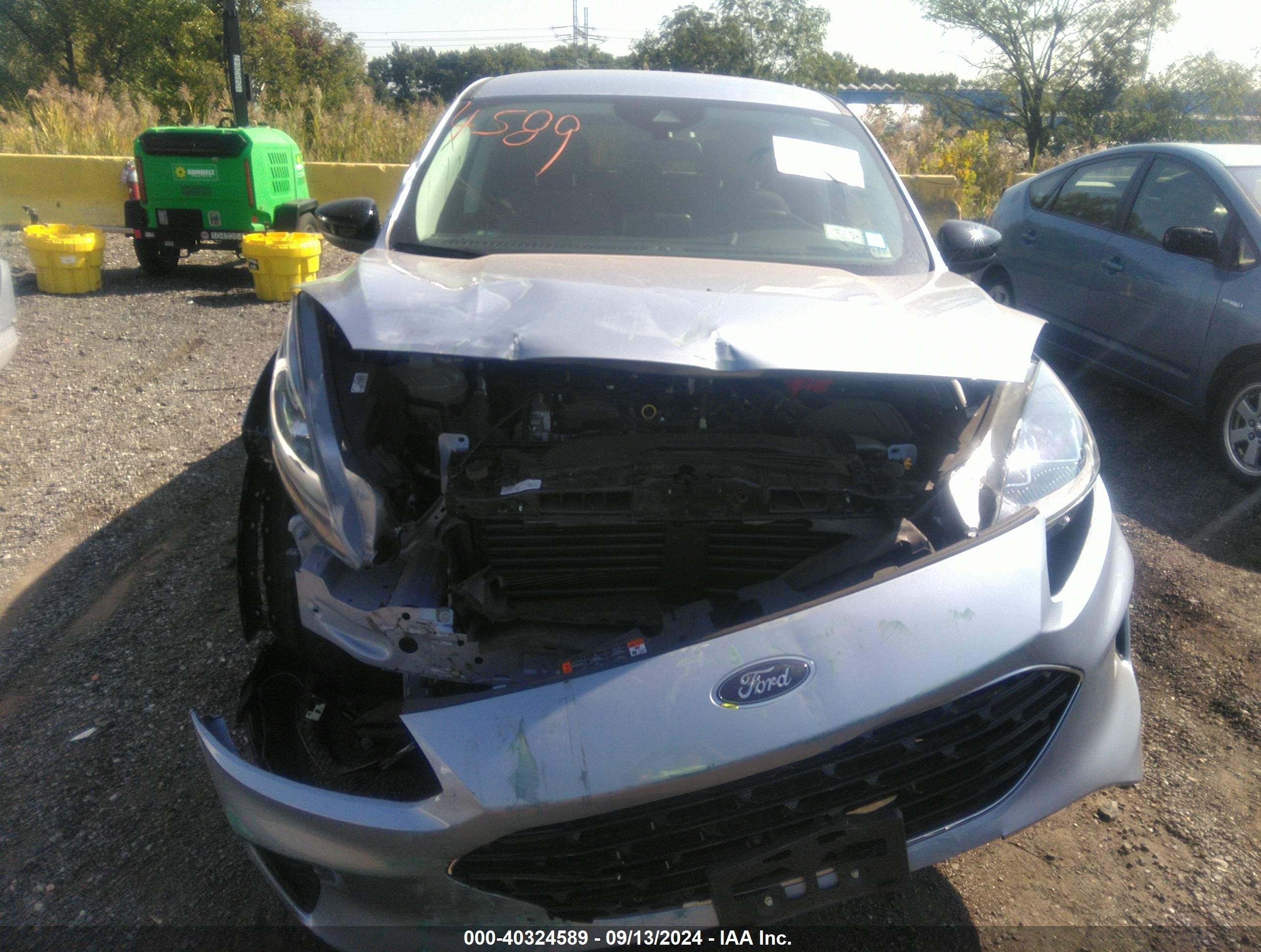 2022 Ford Escape Se Blue vin: 1FMCU9G62NUB93568