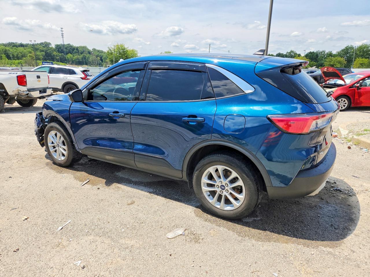 2020 Ford Escape Se Blue vin: 1FMCU9G63LUC52723