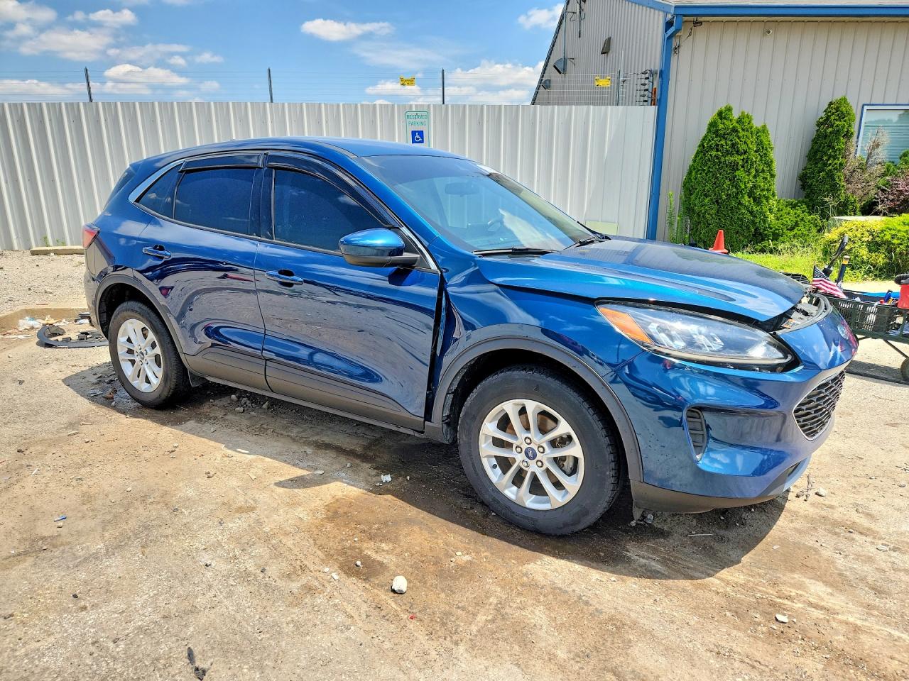 2020 Ford Escape Se Blue vin: 1FMCU9G63LUC52723