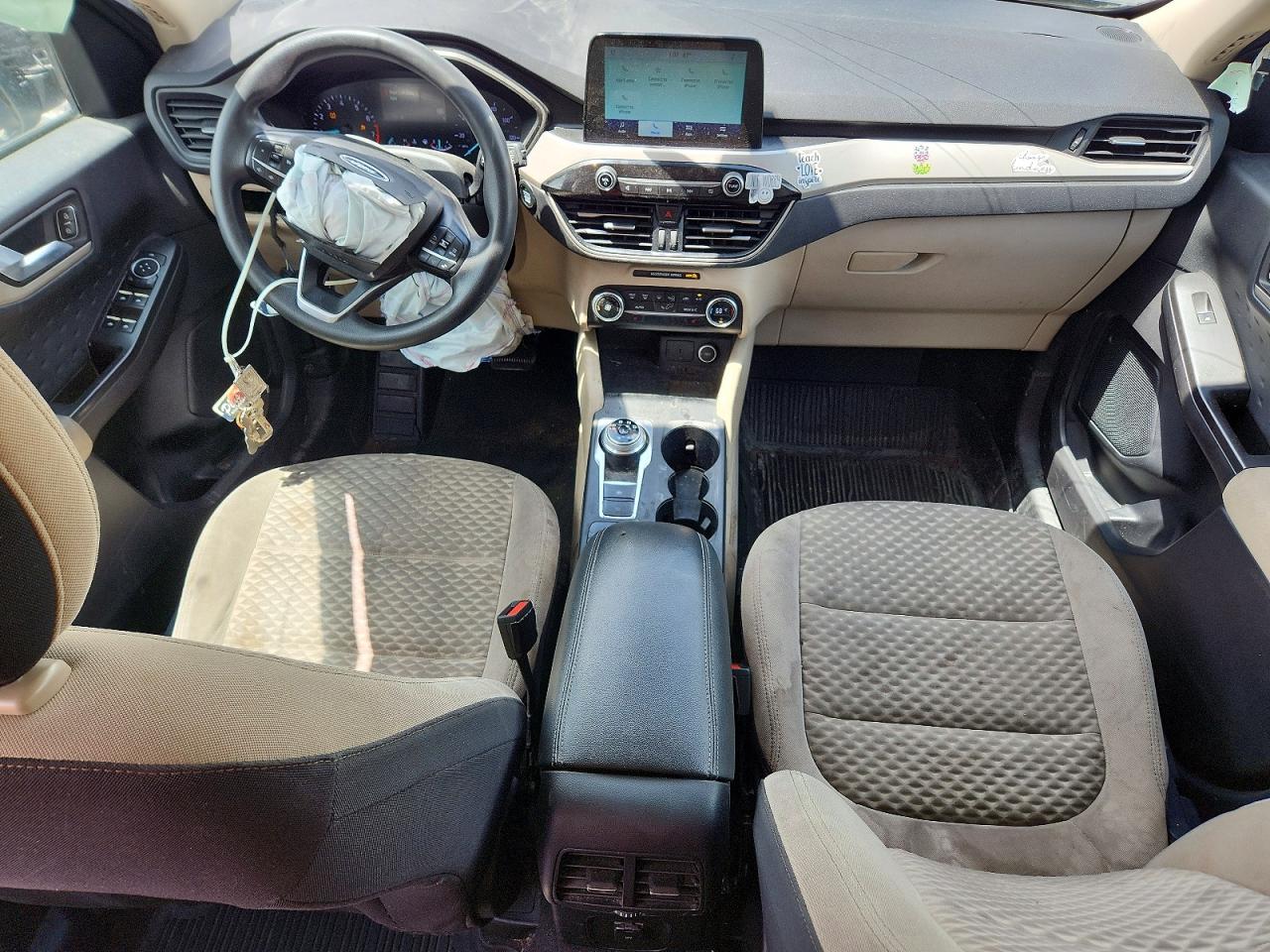 2020 Ford Escape Se White vin: 1FMCU9G64LUA81559