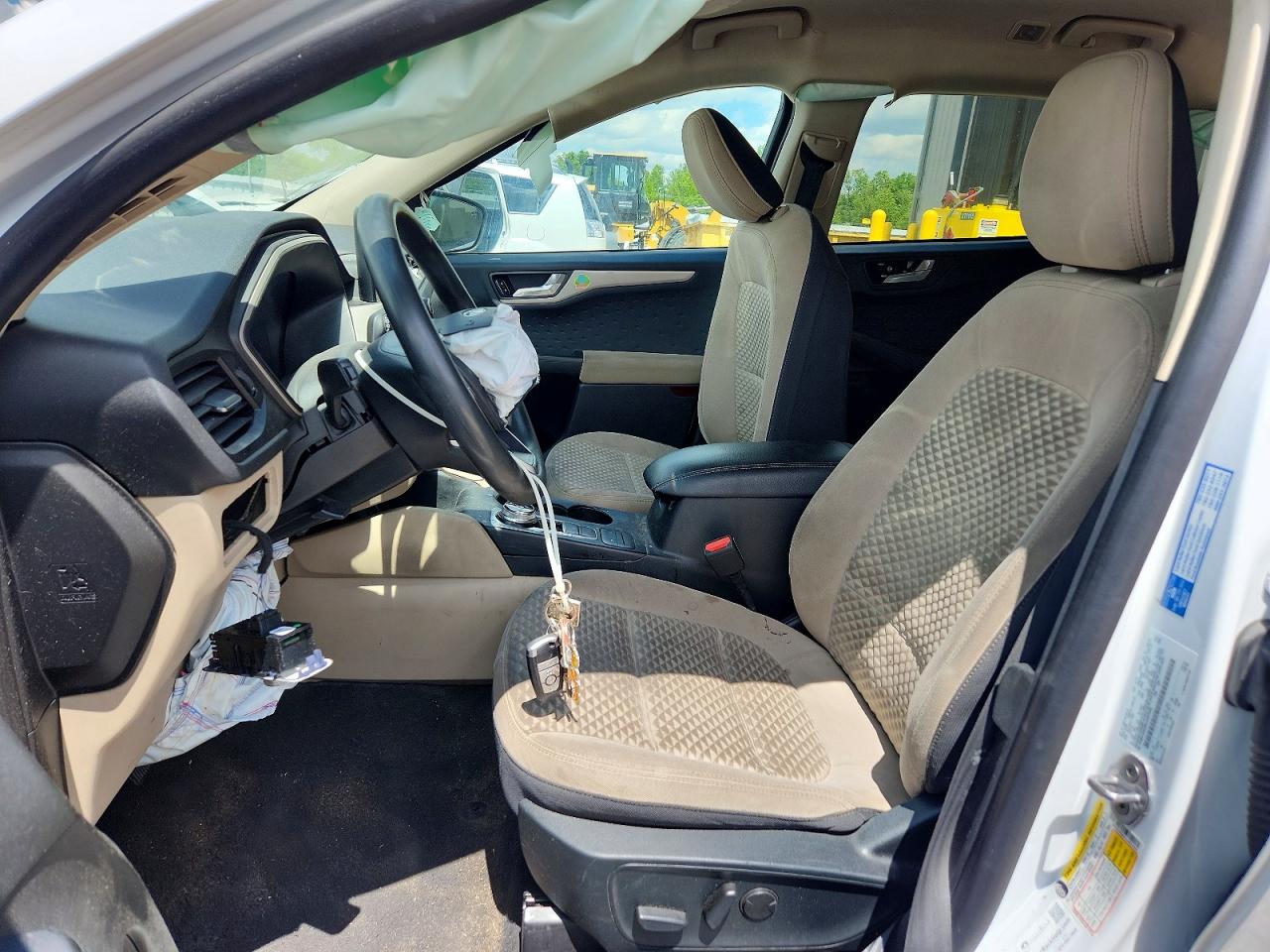 2020 Ford Escape Se White vin: 1FMCU9G64LUA81559