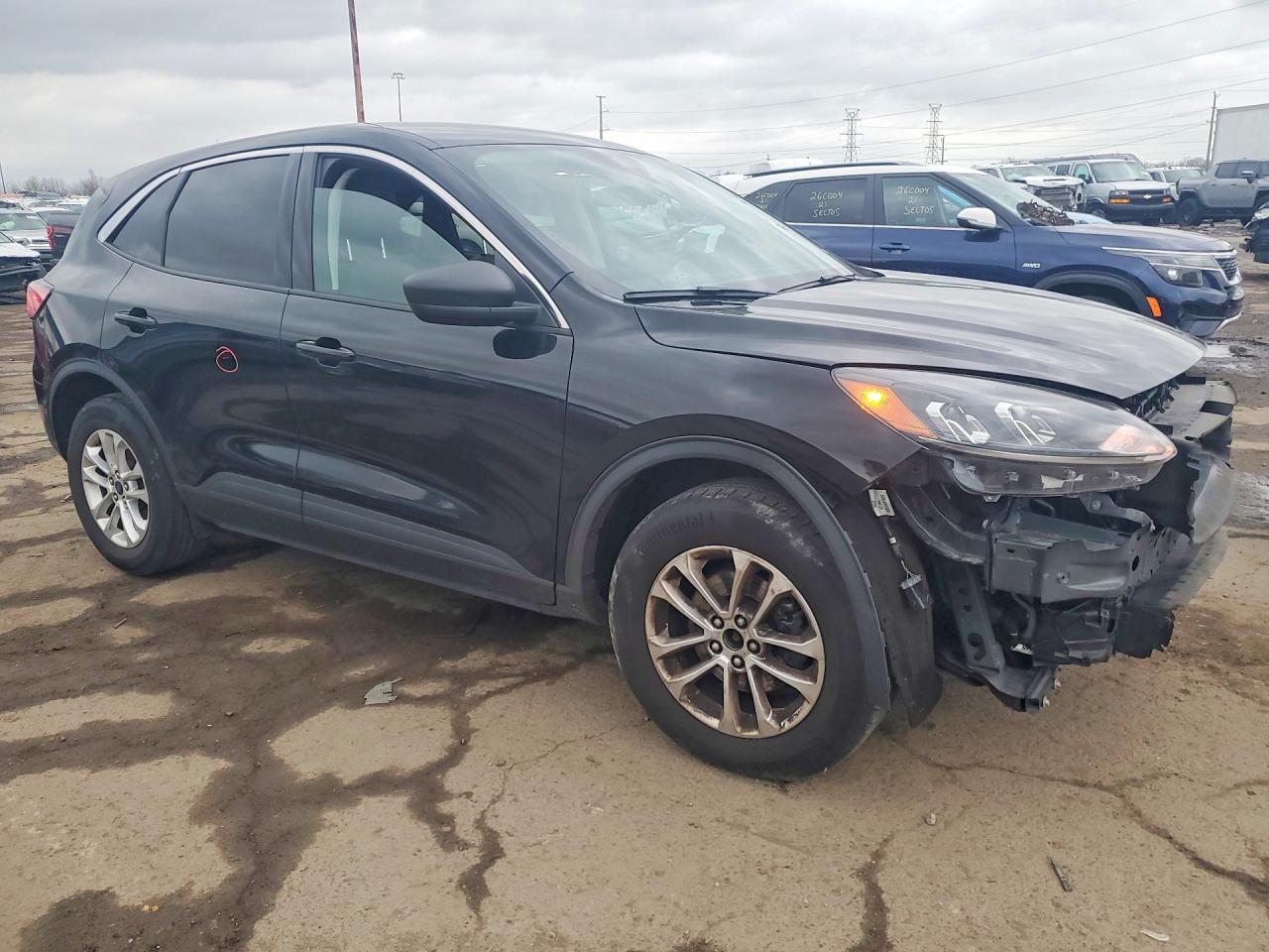 2022 Ford Escape Se Black vin: 1FMCU9G65NUA73019