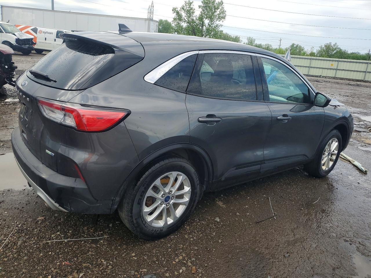 2020 Ford Escape Se Gray vin: 1FMCU9G66LUC30134