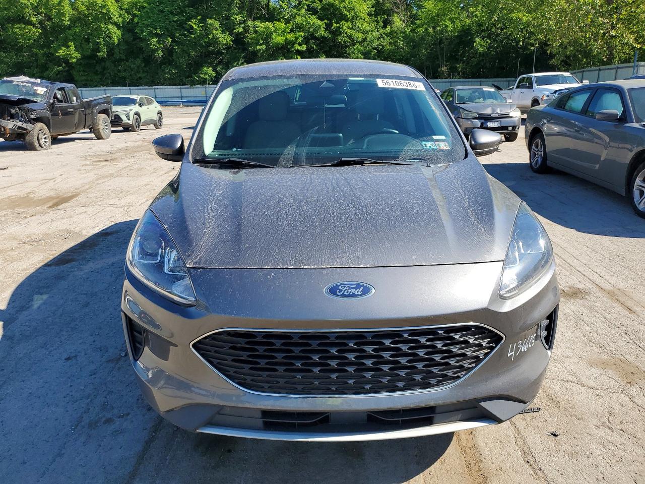 2021 Ford Escape Se Серый vin: 1FMCU9G66MUA75795