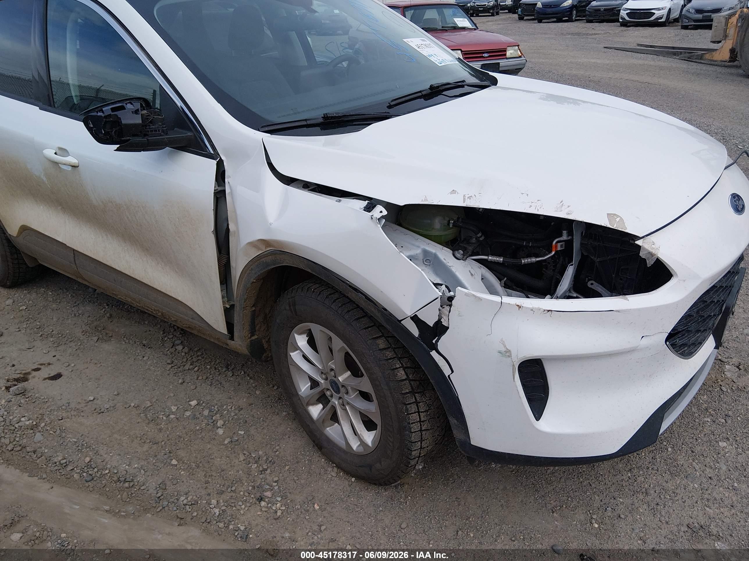 2022 Ford Escape Se White vin: 1FMCU9G66NUA60926