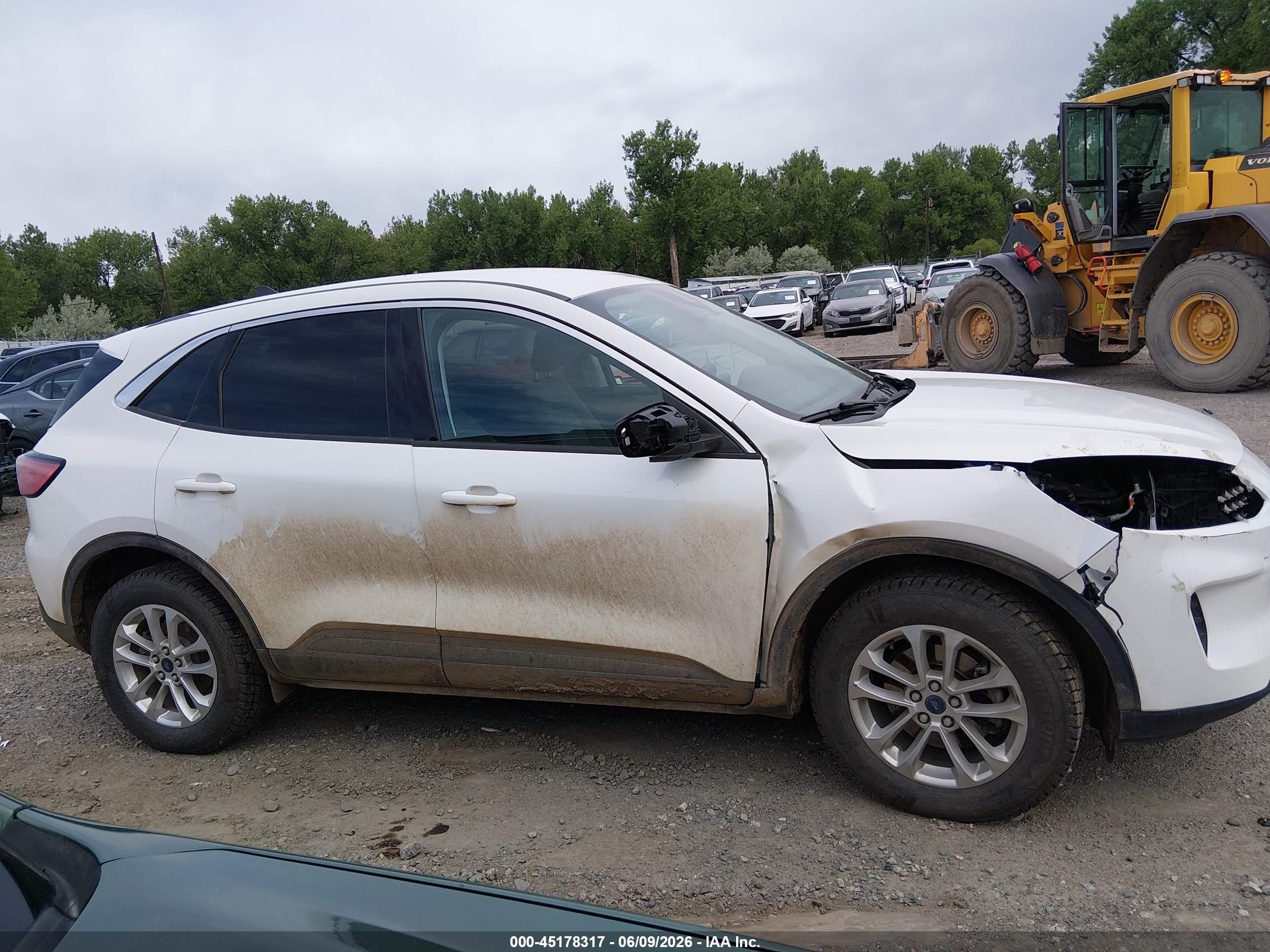 2022 Ford Escape Se White vin: 1FMCU9G66NUA60926