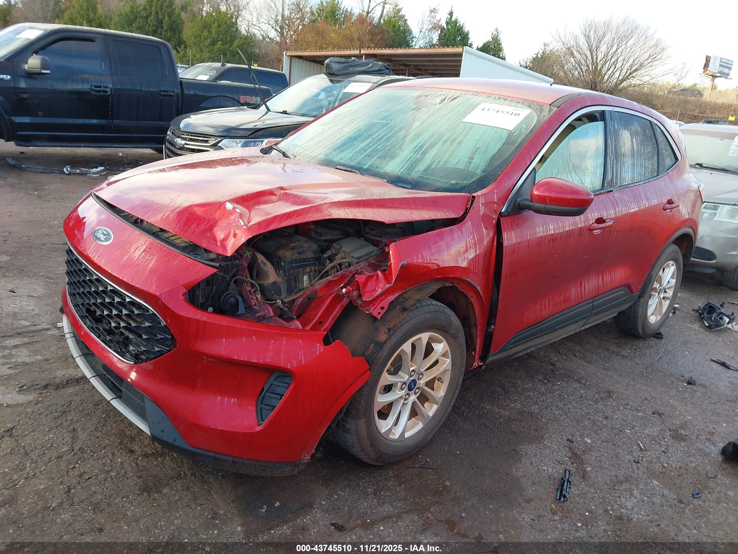 2020 Ford Escape Se Красный vin: 1FMCU9G68LUB02929
