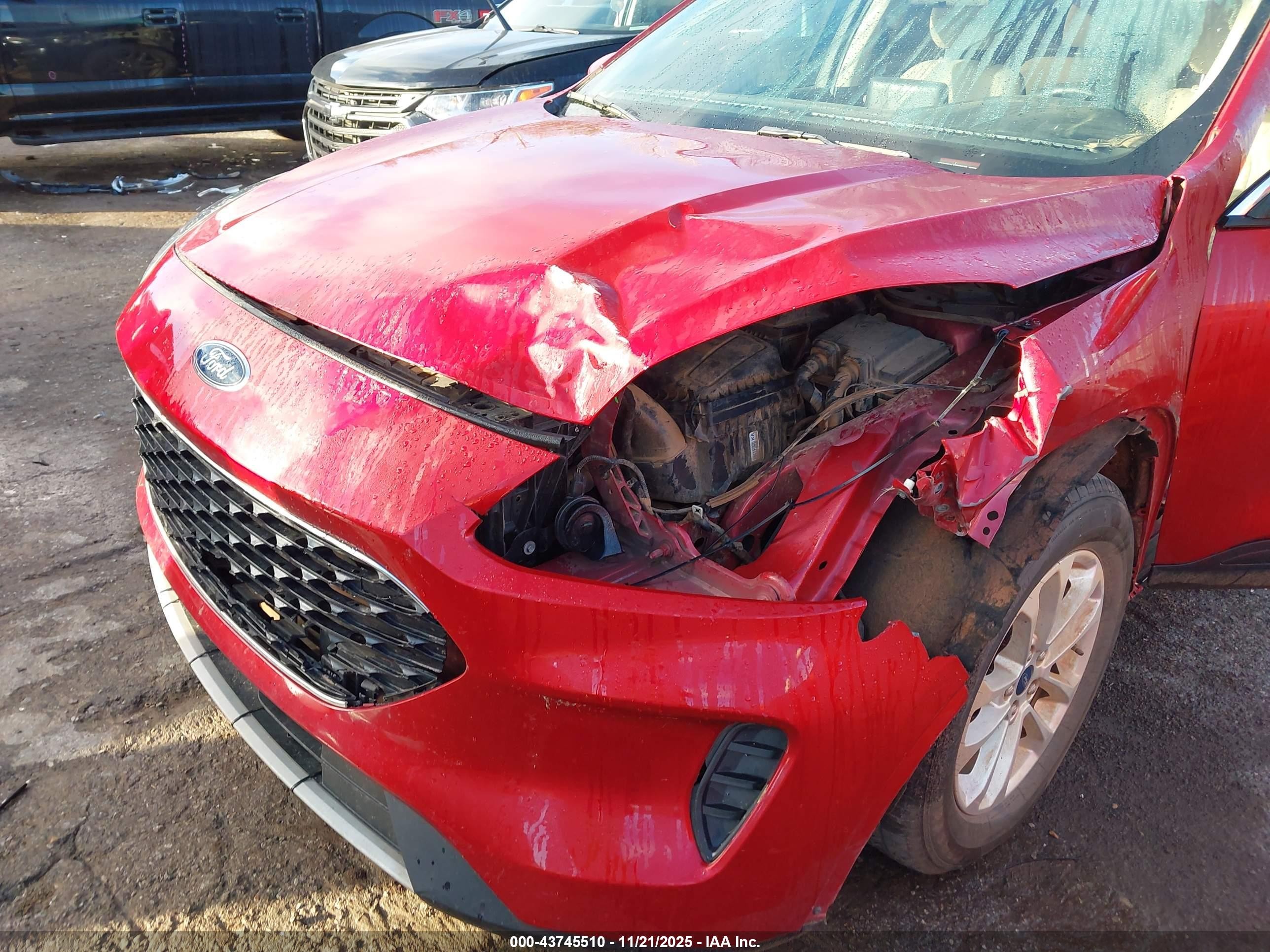 2020 Ford Escape Se Красный vin: 1FMCU9G68LUB02929