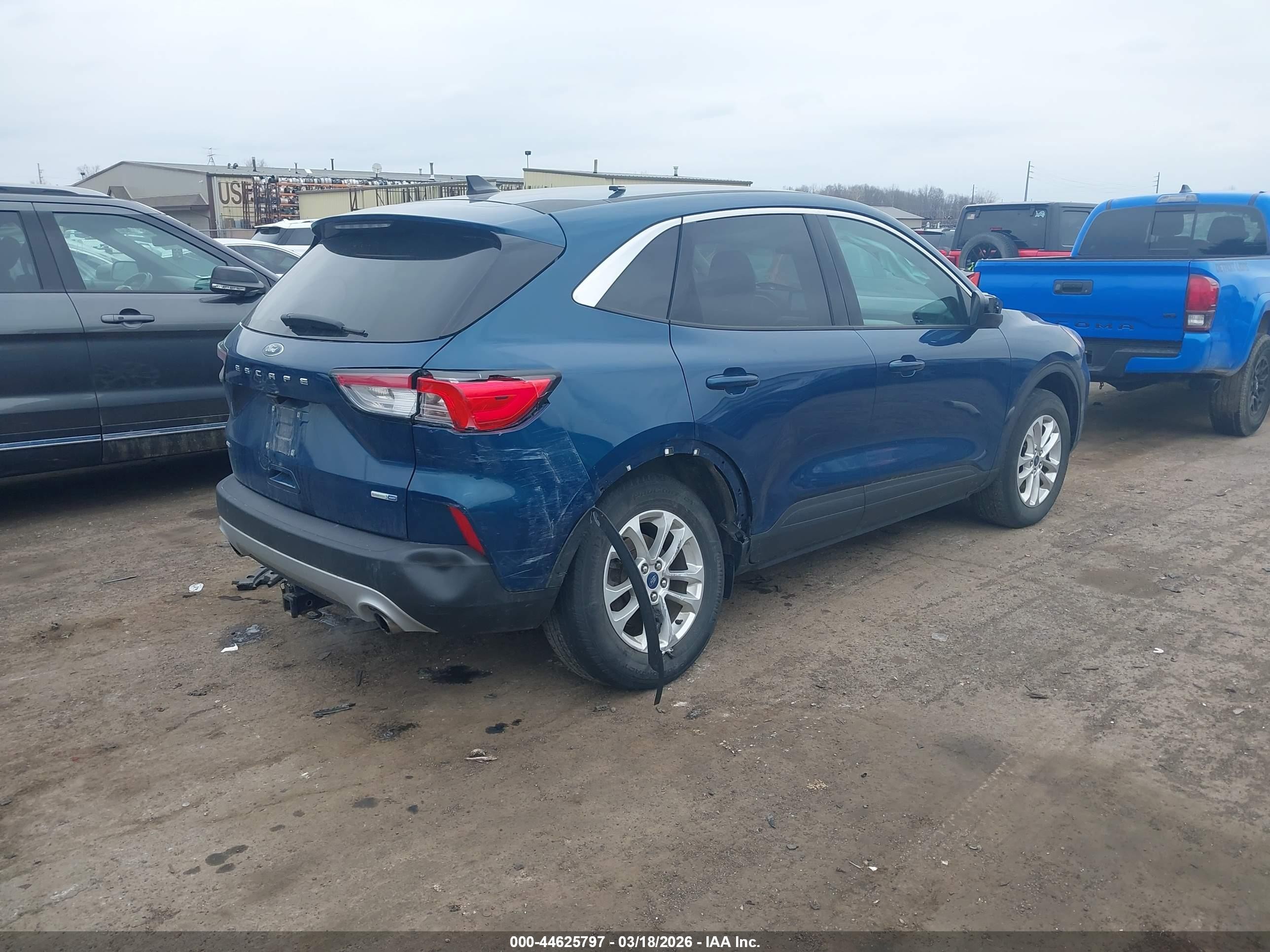 2020 Ford Escape Se Blue vin: 1FMCU9G68LUC17871