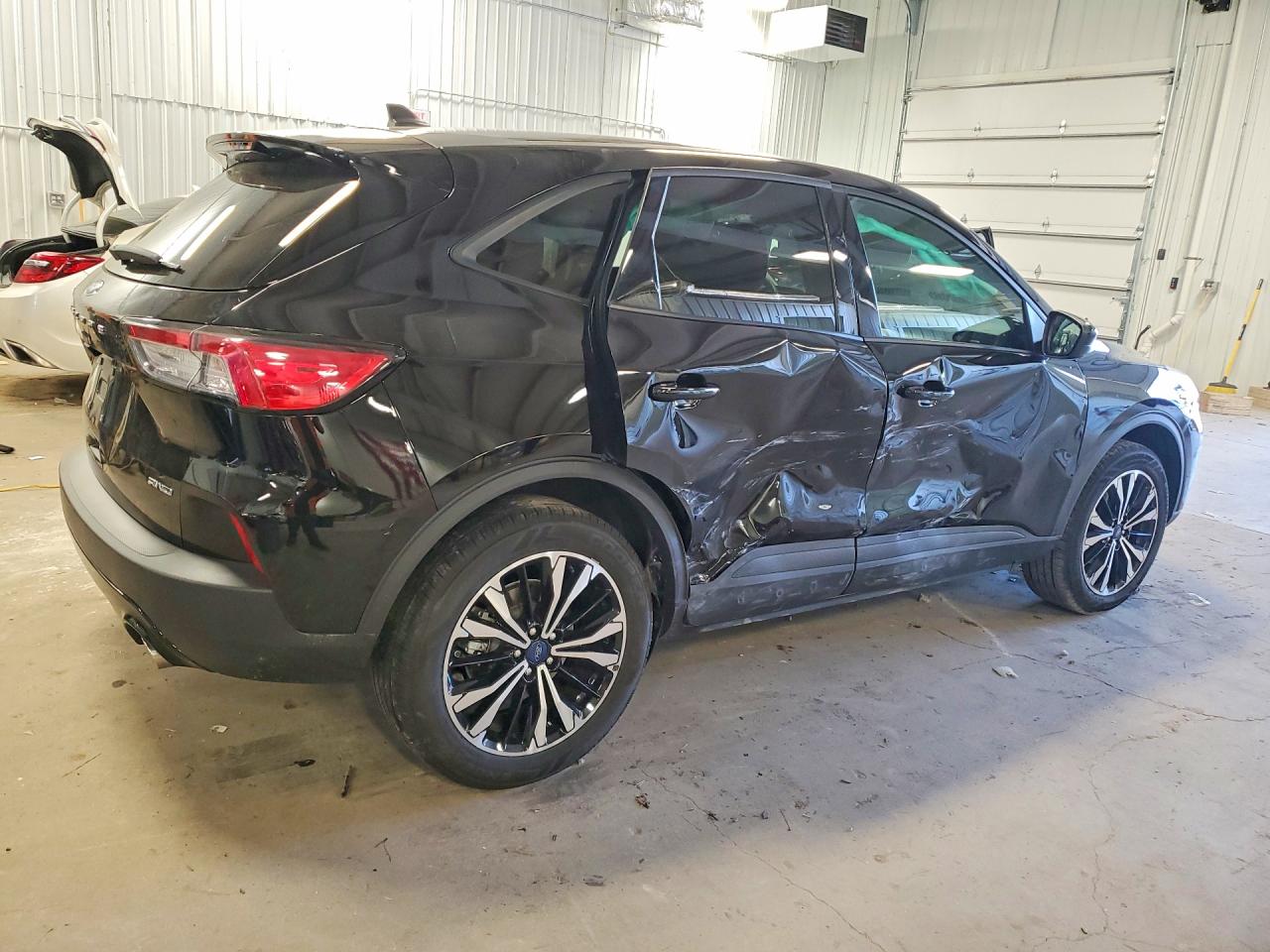 2022 Ford Escape Se Black vin: 1FMCU9G68NUB63524