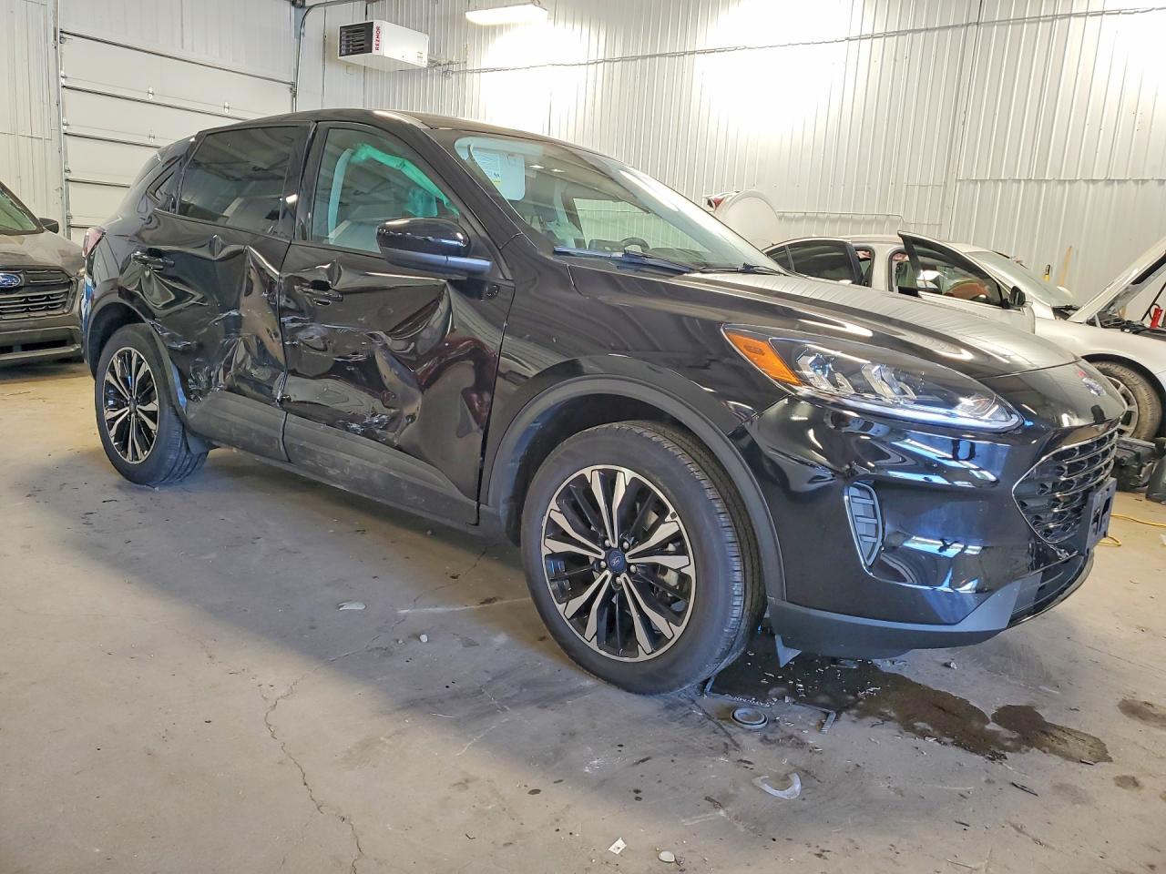 2022 Ford Escape Se Black vin: 1FMCU9G68NUB63524