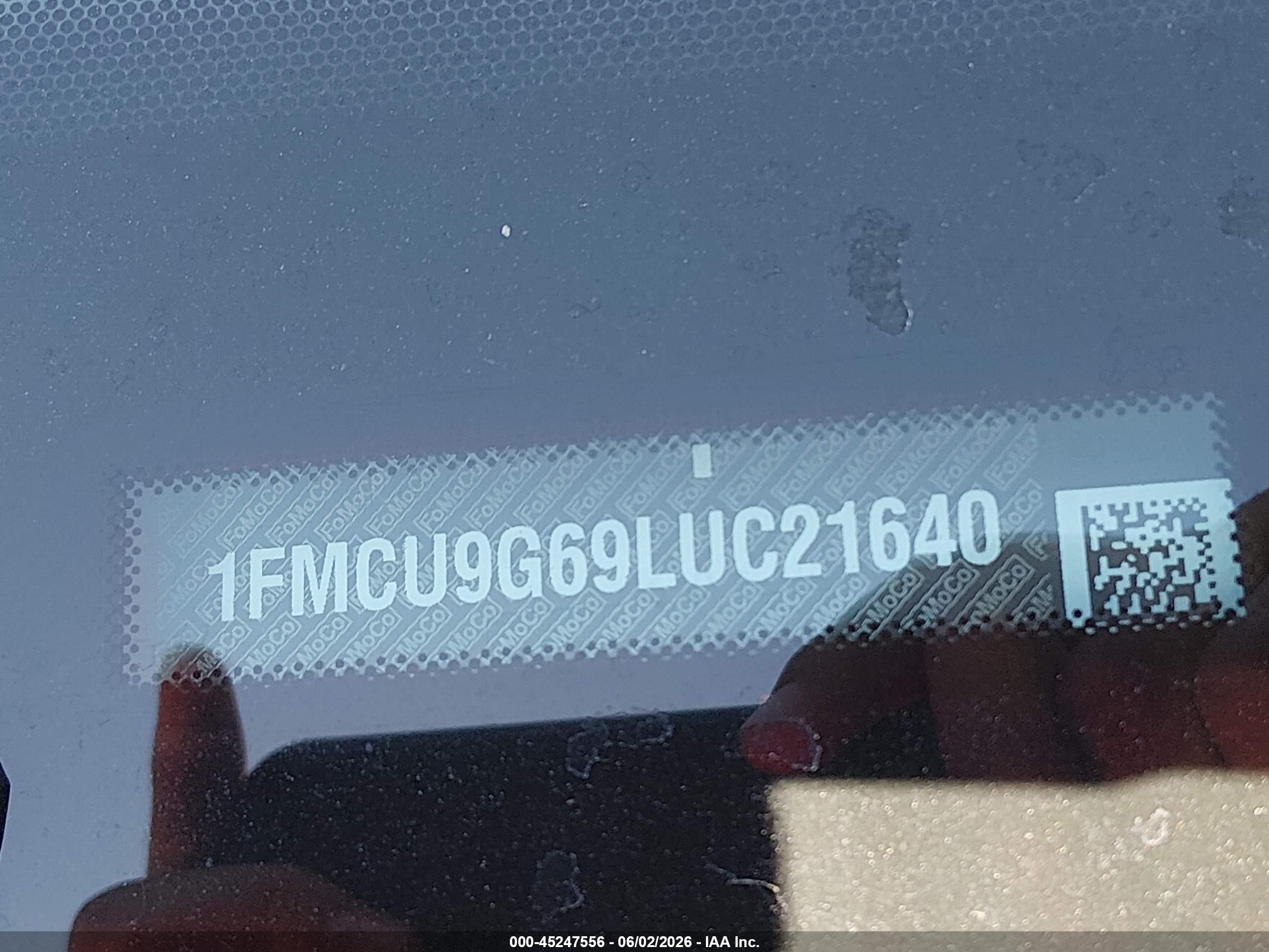 2020 Ford Escape Se Красный vin: 1FMCU9G69LUC21640