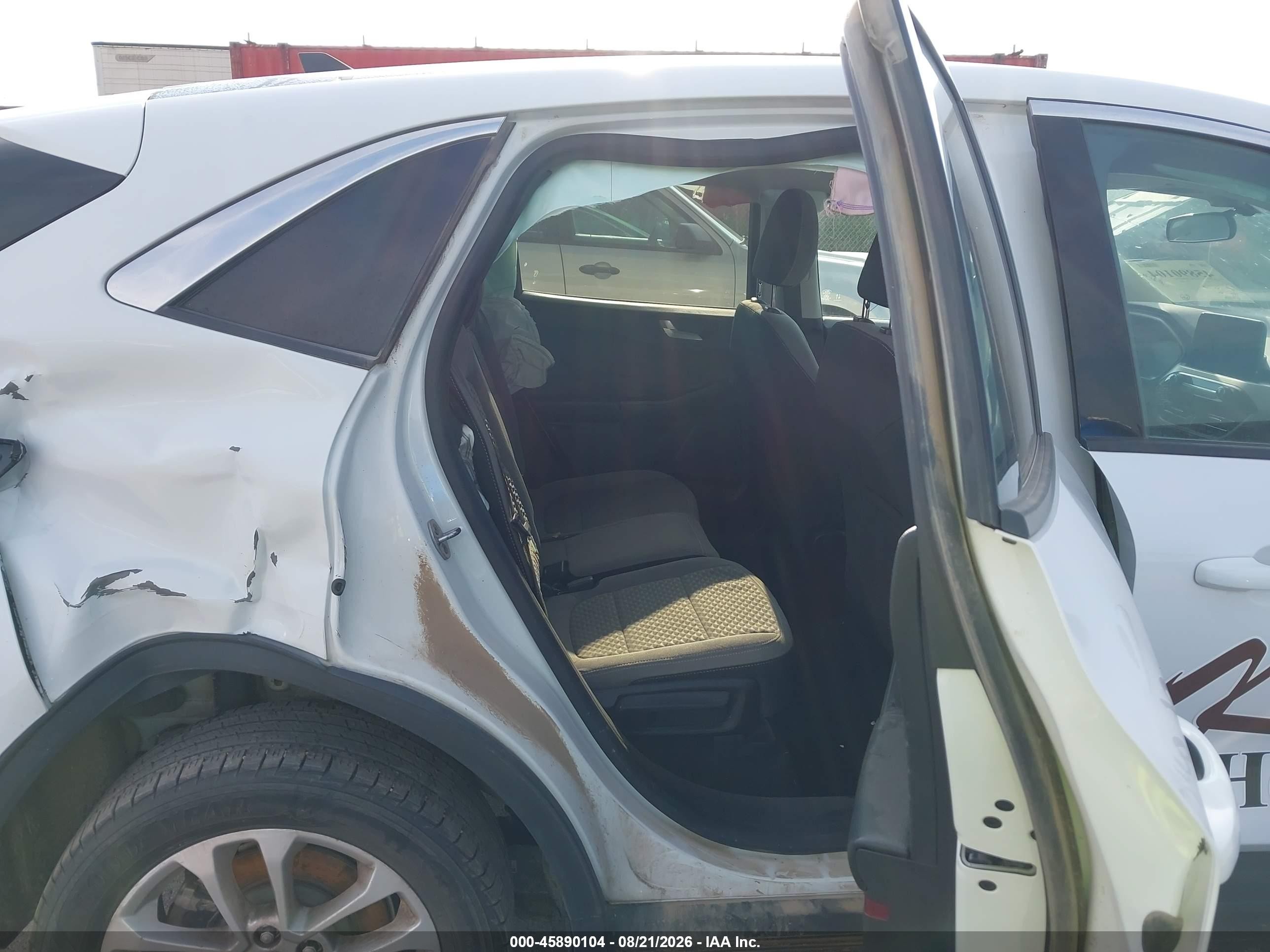 2021 Ford Escape Se White vin: 1FMCU9G6XMUA43299