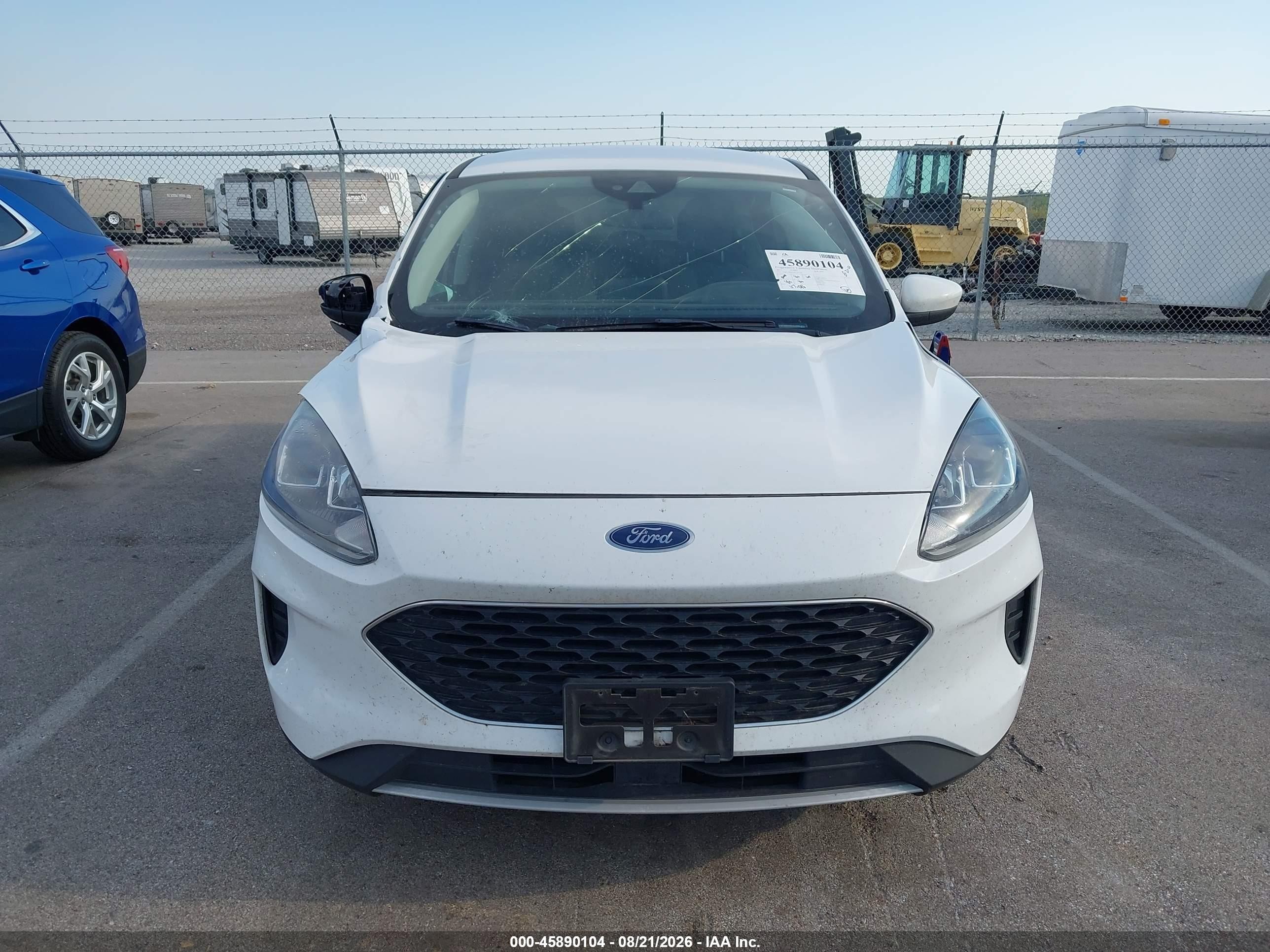 2021 Ford Escape Se White vin: 1FMCU9G6XMUA43299
