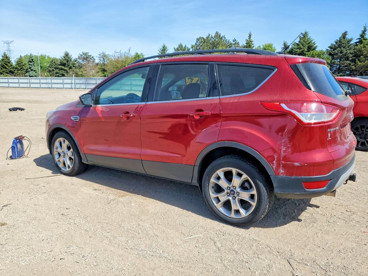 2013 Ford Escape Se Red vin: 1FMCU9G90DUB21308