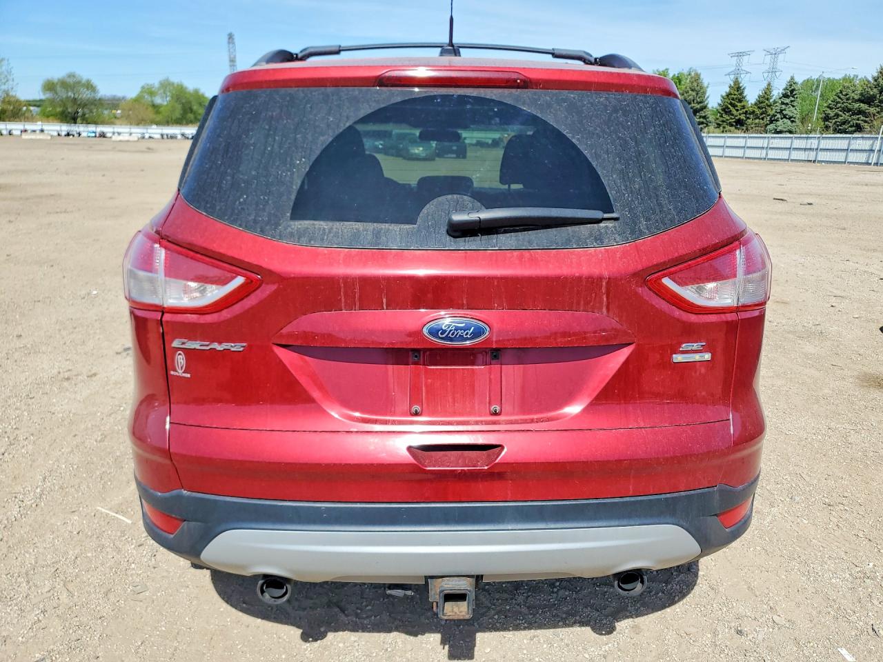 2013 Ford Escape Se Red vin: 1FMCU9G90DUB21308