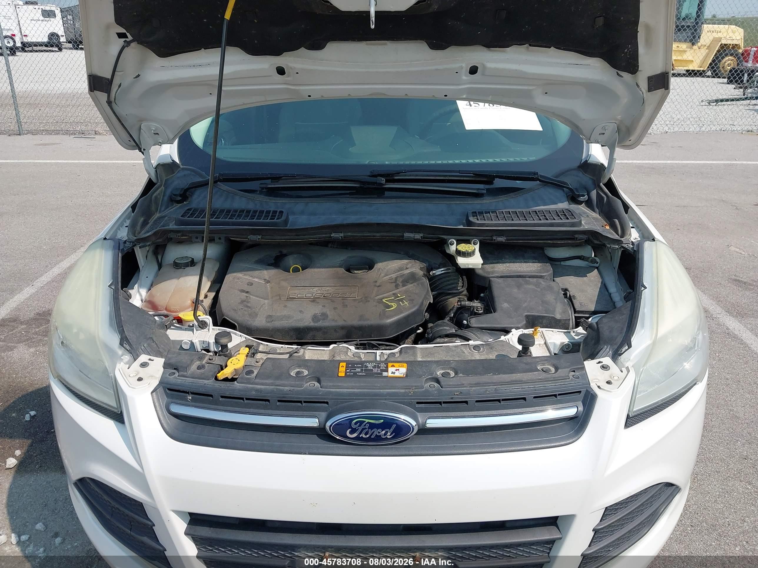 2013 Ford Escape Se White vin: 1FMCU9G90DUB70511