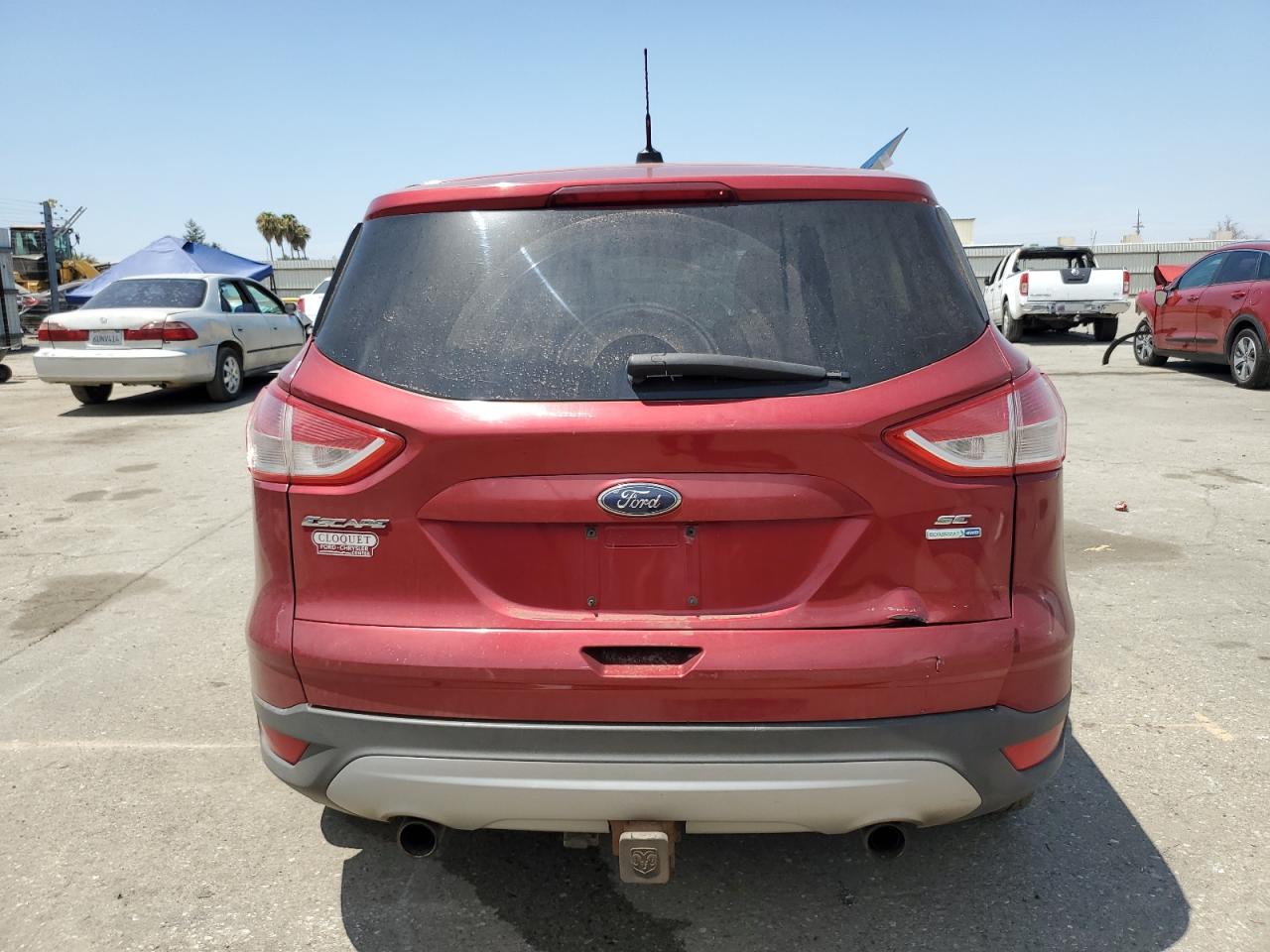 2013 Ford Escape Se Burgundy vin: 1FMCU9G90DUB83291