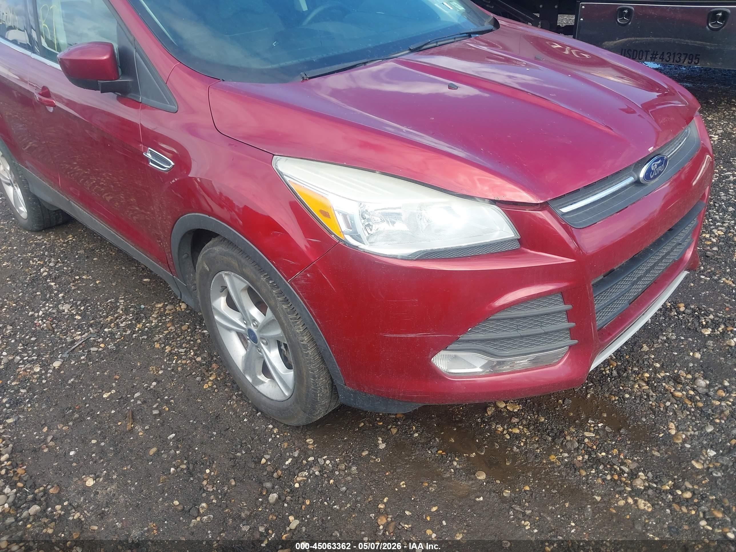2013 Ford Escape Se Red vin: 1FMCU9G90DUD30855