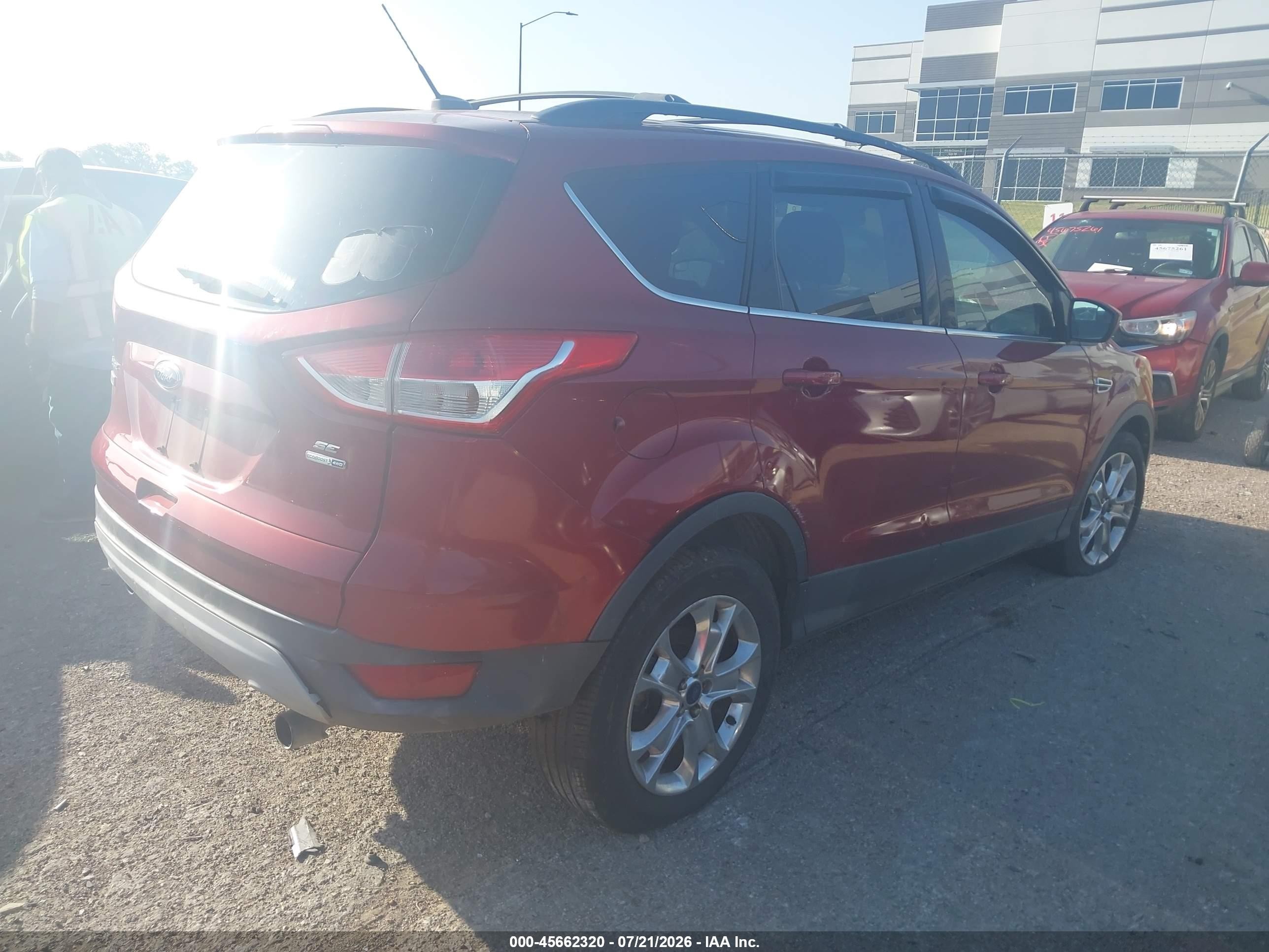 2013 Ford Escape Se Red vin: 1FMCU9G90DUD48790
