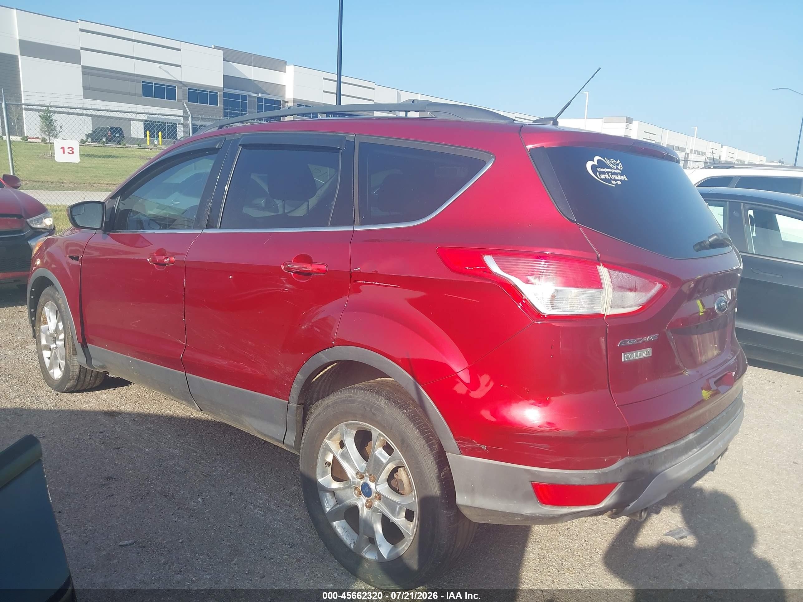 2013 Ford Escape Se Red vin: 1FMCU9G90DUD48790