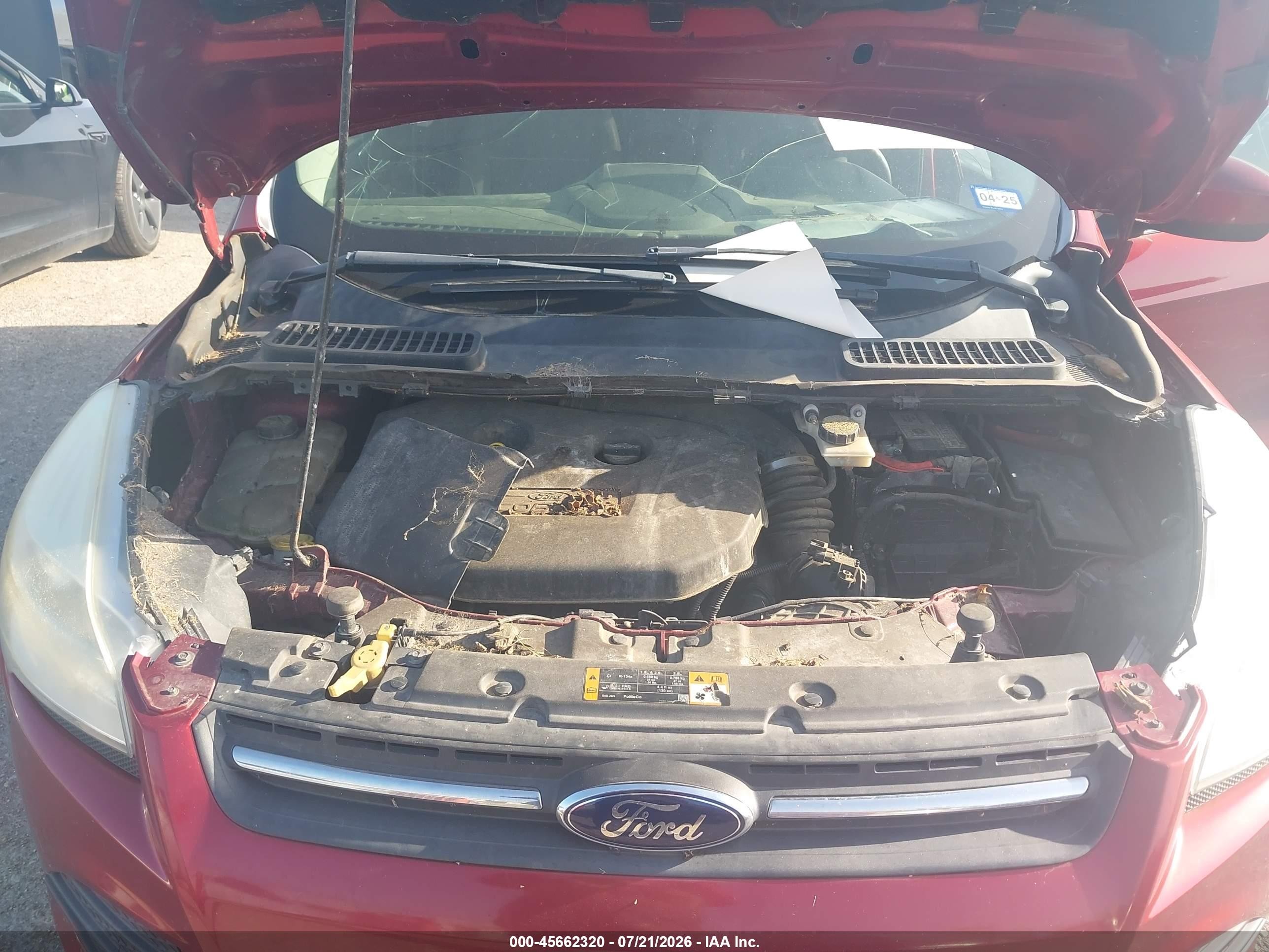 2013 Ford Escape Se Red vin: 1FMCU9G90DUD48790